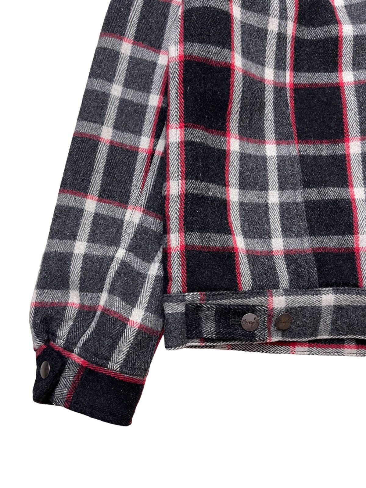 Japanese Brand Wrangler X Bigi Sherpa Tartan Blouson Jacket Size US S / EU 44-46 / 1 - 11 Thumbnail