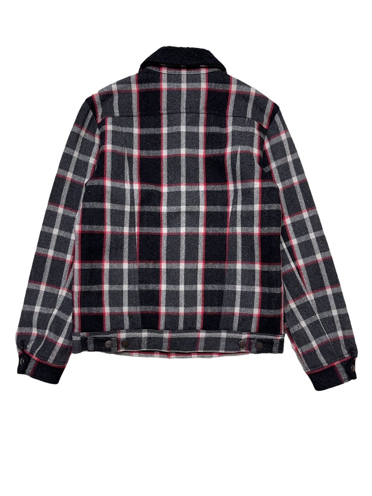 Japanese Brand Wrangler X Bigi Sherpa Tartan Blouson Jacket Size US S / EU 44-46 / 1 - 3 Thumbnail