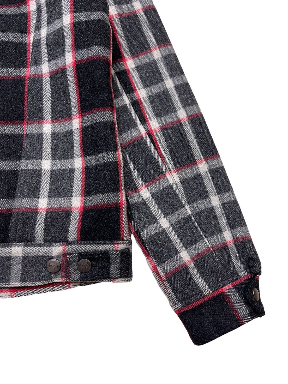 Japanese Brand Wrangler X Bigi Sherpa Tartan Blouson Jacket Size US S / EU 44-46 / 1 - 12 Thumbnail