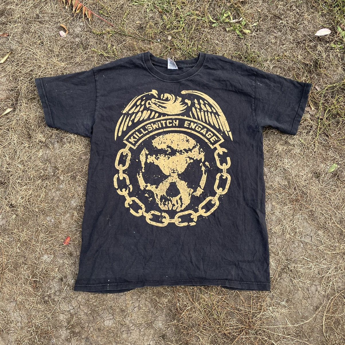 Vintage Vintage 2000s Skull Graphic Tee Gothic Horror Punk Tapered M Size US M / EU 48-50 / 2 - 1 Thumbnail