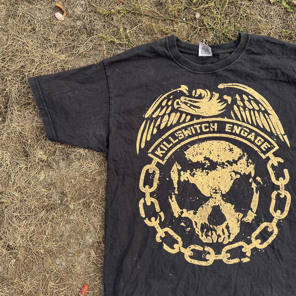 Vintage Vintage 2000s Skull Graphic Tee Gothic Horror Punk Tapered M Size US M / EU 48-50 / 2 - 3 Thumbnail