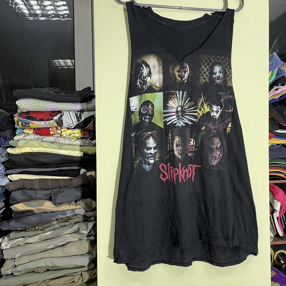 Vintage Vintage Y2K Slipknot Dead Face Horror Band Rock XL Size US XL / EU 56 / 4 - 2 Thumbnail