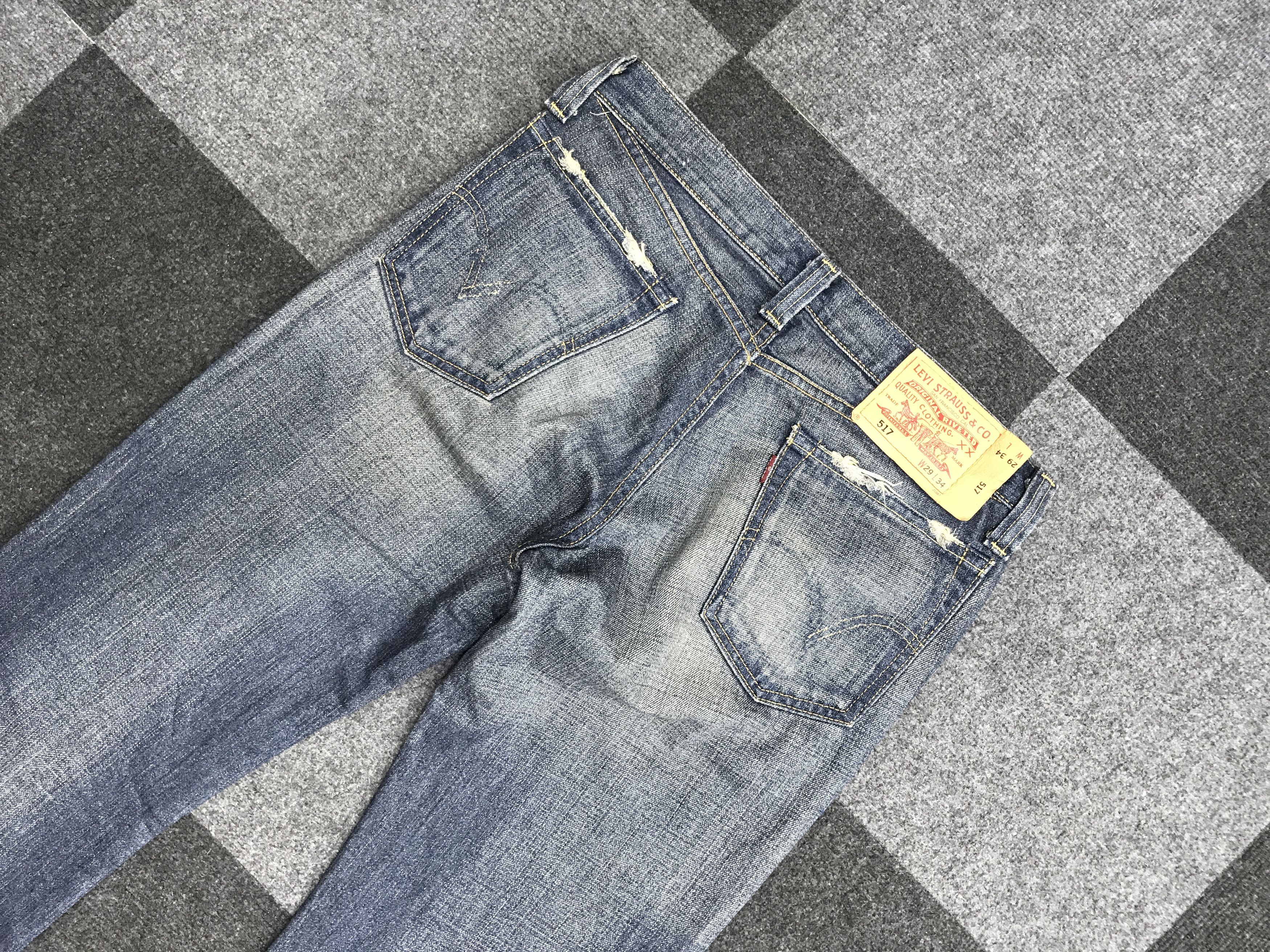 Levi's VL203- Vtg Levis 517 Flare Jeans Size 31" - 11 Thumbnail