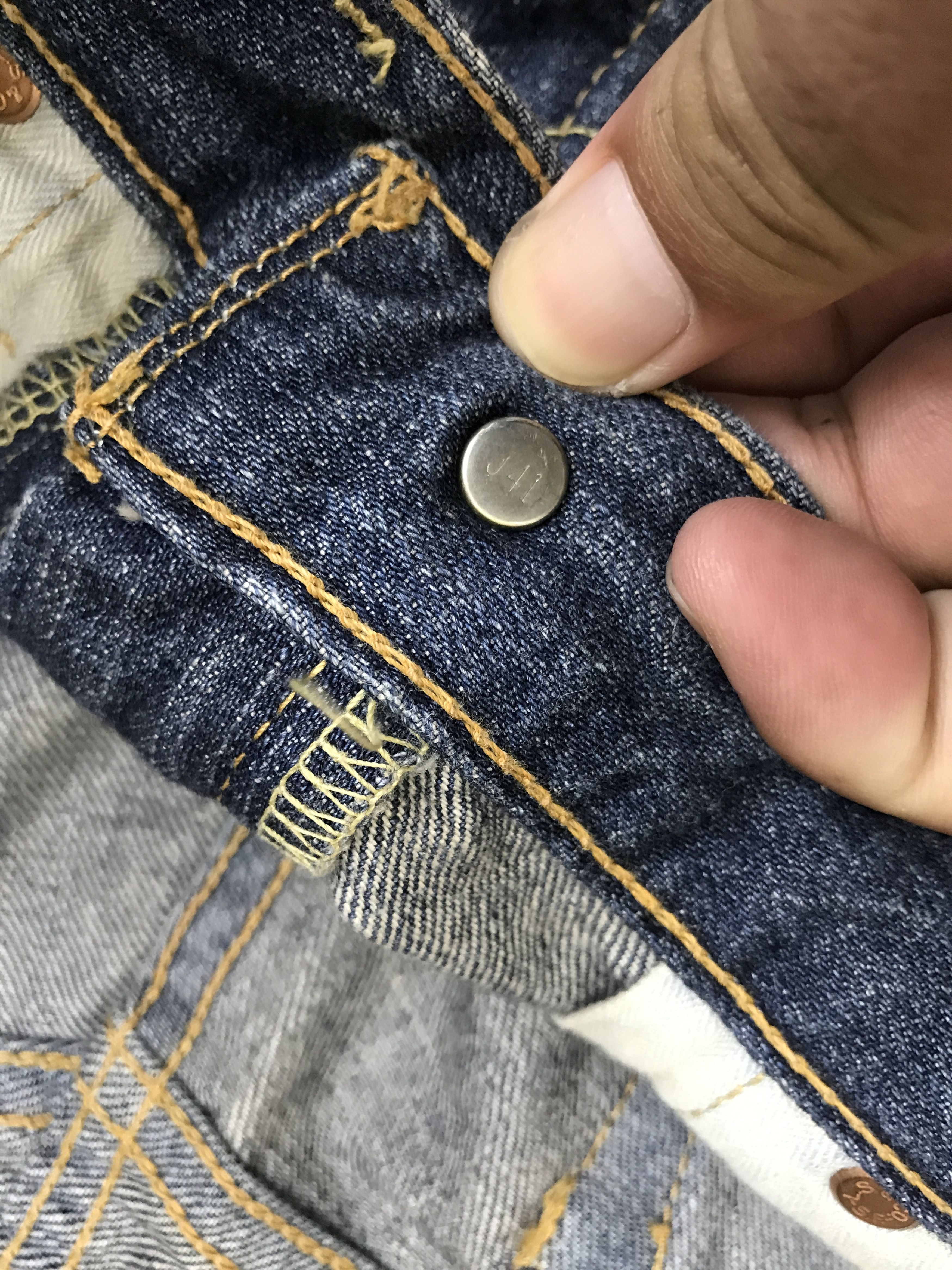 Levi's VL203- Vtg Levis 517 Flare Jeans Size 31" - 6 Thumbnail