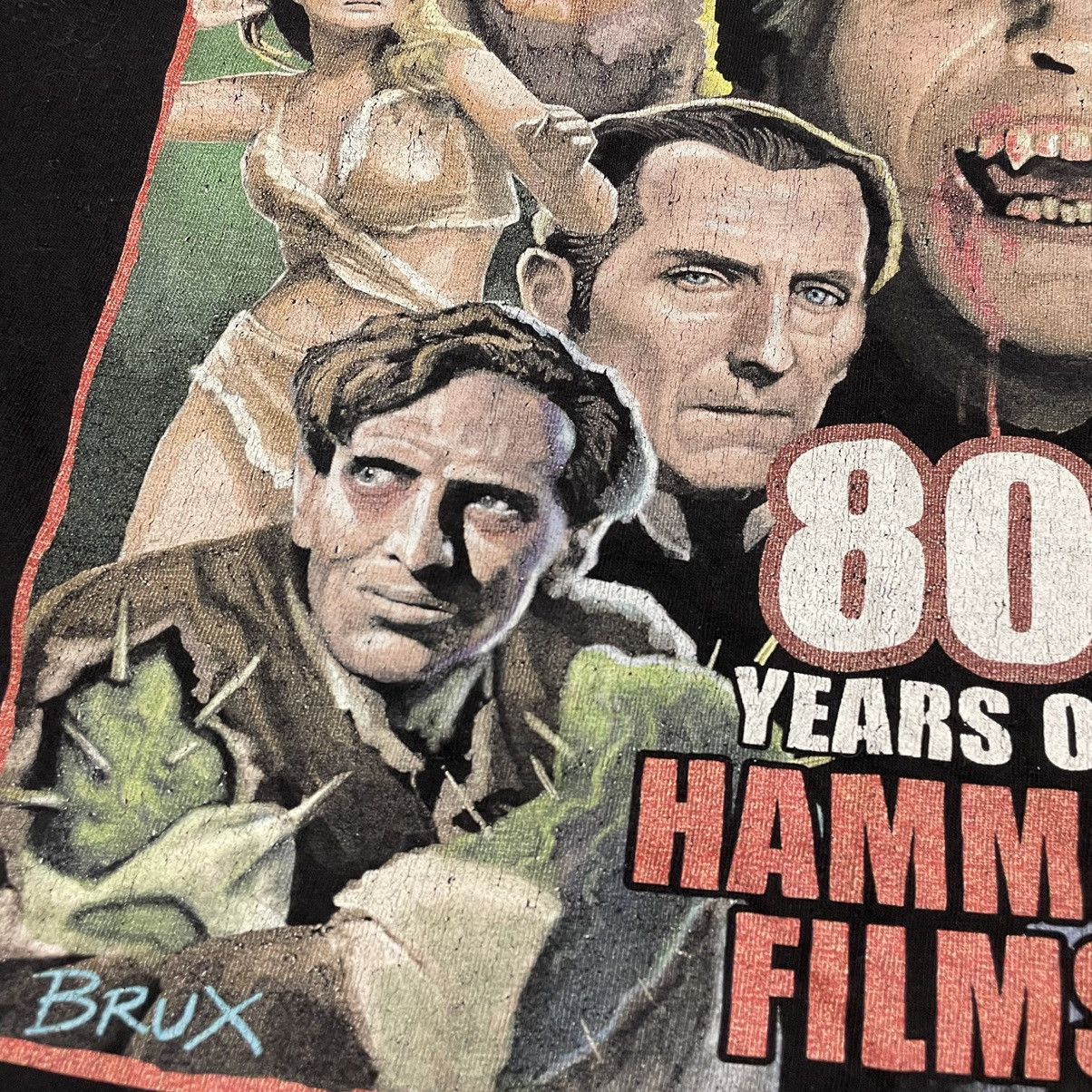 Vintage Vintage Y2K Graphic Tee Horror Vamp Skull Grunge Cropped XL Size US XL / EU 56 / 4 - 5 Thumbnail