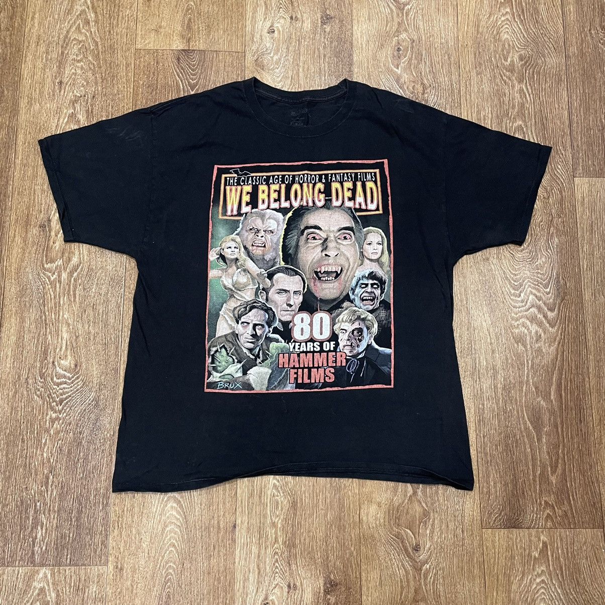 Vintage Vintage Y2K Graphic Tee Horror Vamp Skull Grunge Cropped XL Size US XL / EU 56 / 4 - 1 Thumbnail