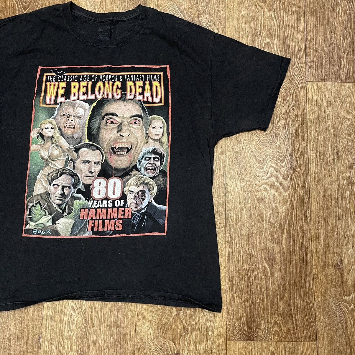 Vintage Vintage Y2K Graphic Tee Horror Vamp Skull Grunge Cropped XL Size US XL / EU 56 / 4 - 3 Thumbnail