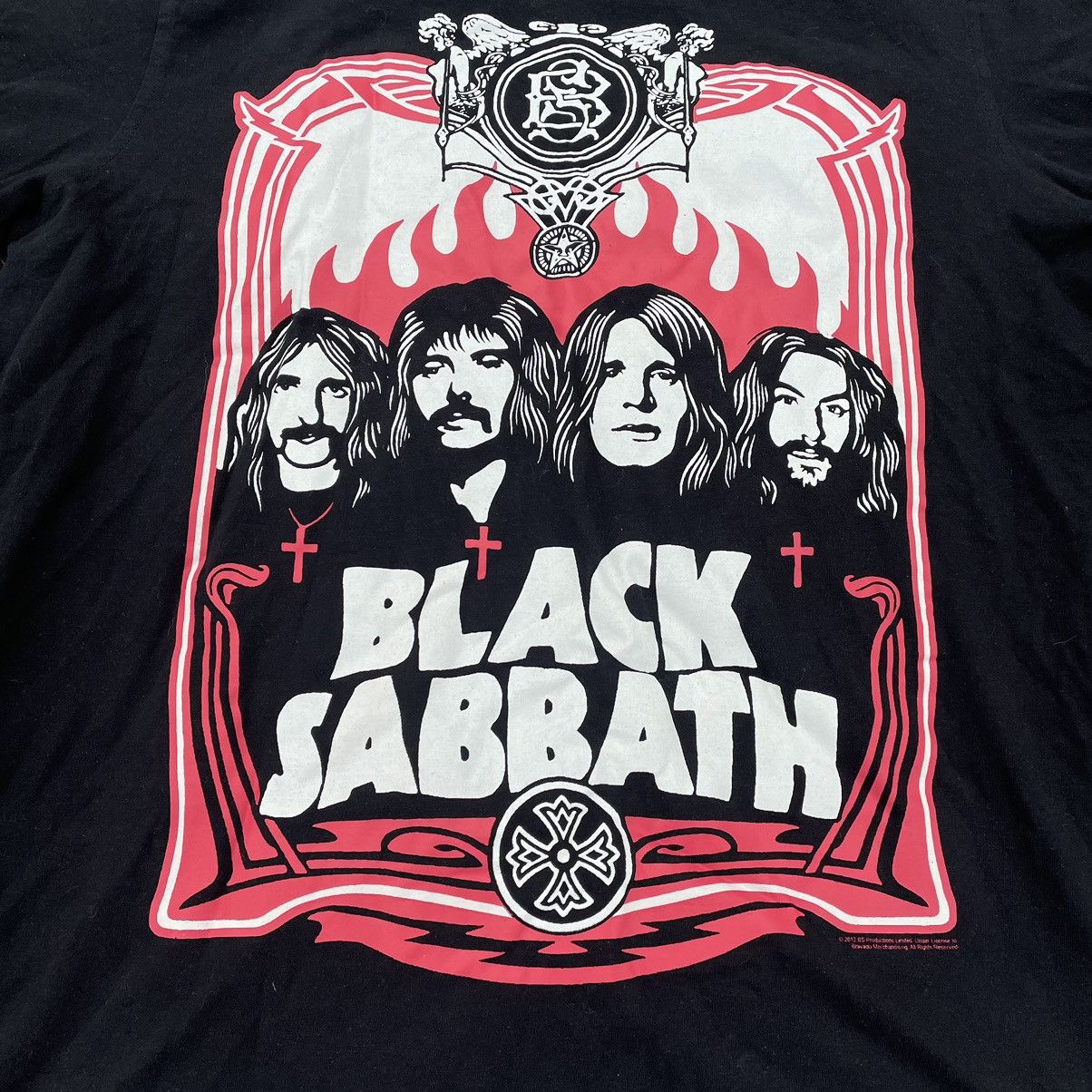 Vintage Vintage 90s Black Sabbath Graphic Band Tee Grunge Tapered L Size US L / EU 52-54 / 3 - 5 Thumbnail