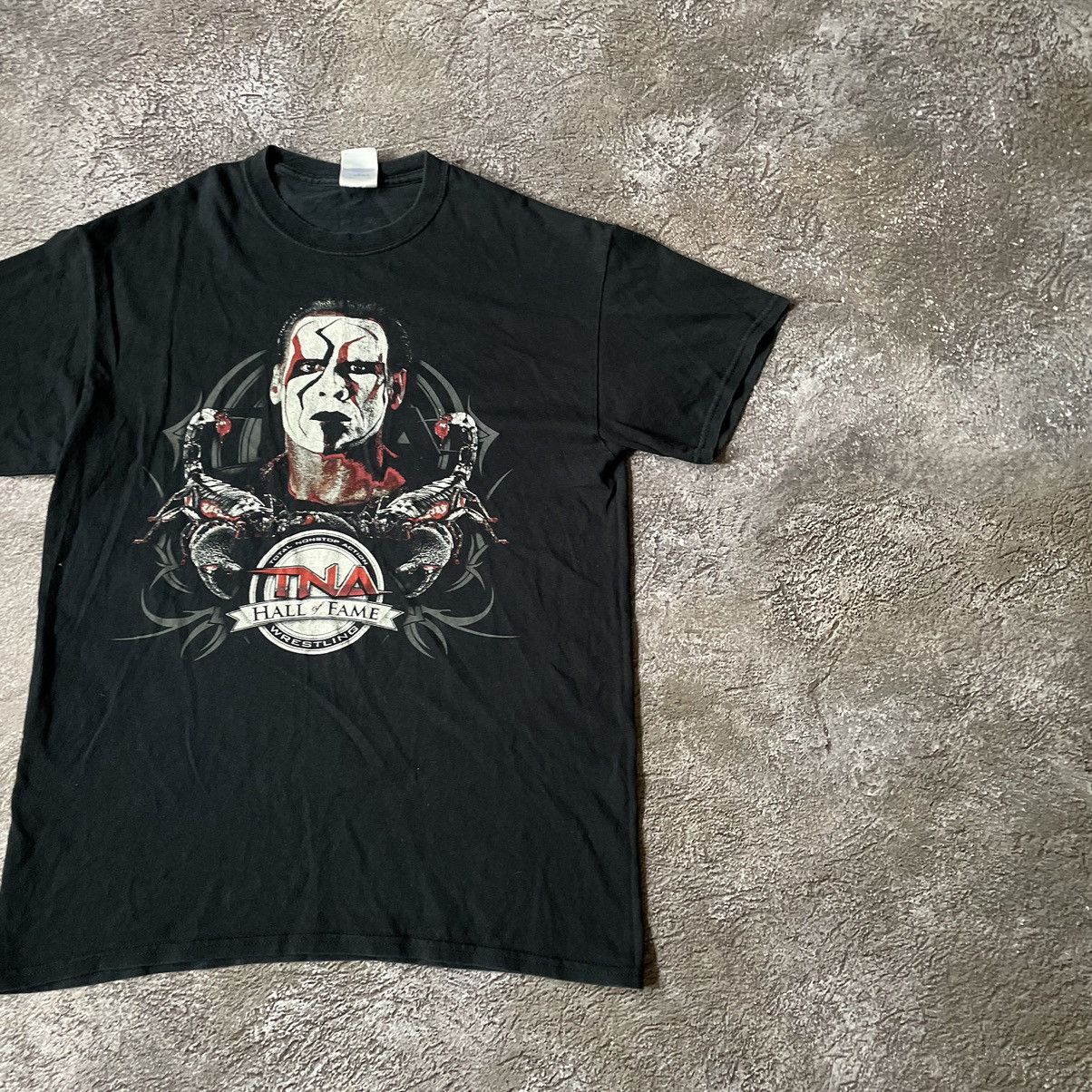 Vintage Vintage Y2K Graphic Tee Horror Print Grunge Faded Black M Size US M / EU 48-50 / 2 - 3 Thumbnail