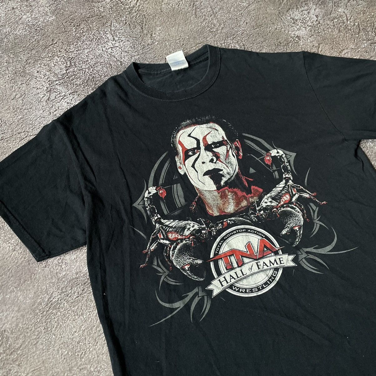 Vintage Vintage Y2K Graphic Tee Horror Print Grunge Faded Black M Size US M / EU 48-50 / 2 - 5 Thumbnail