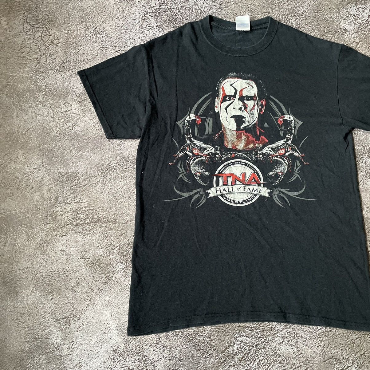 Vintage Vintage Y2K Graphic Tee Horror Print Grunge Faded Black M Size US M / EU 48-50 / 2 - 4 Thumbnail