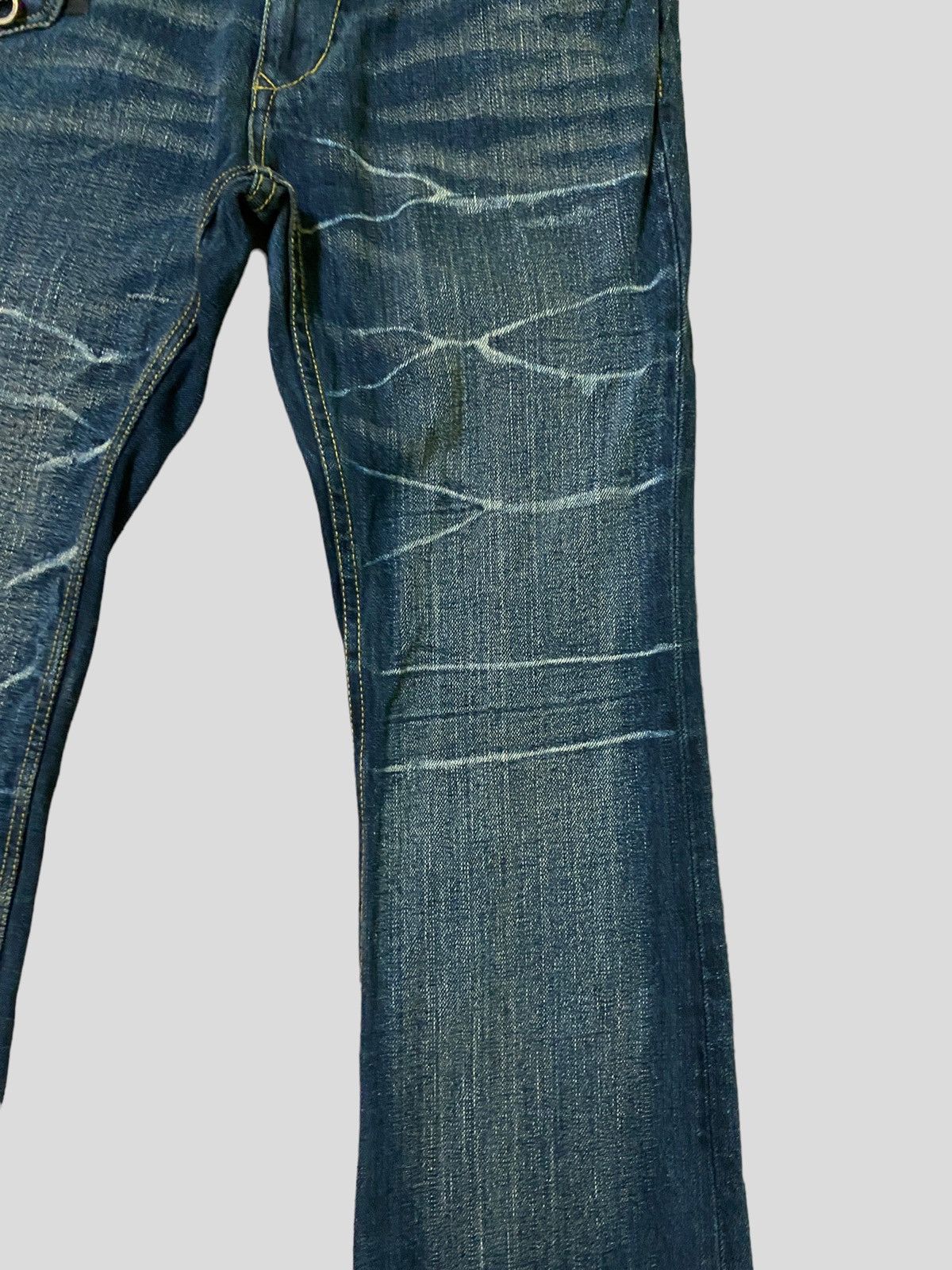 Hysteric Glamour Flared Semantic Designer Zipper Style Boot Cut Denim Size US 28 / EU 44 - 7 Thumbnail