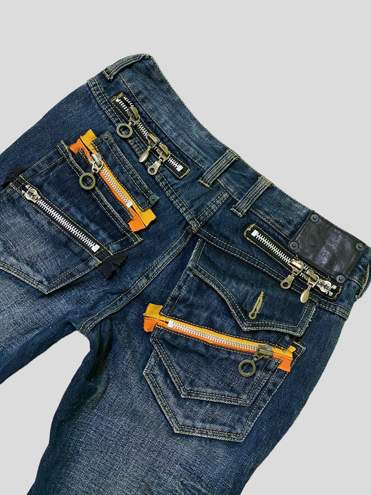 Hysteric Glamour Flared Semantic Designer Zipper Style Boot Cut Denim Size US 28 / EU 44 - 15 Thumbnail