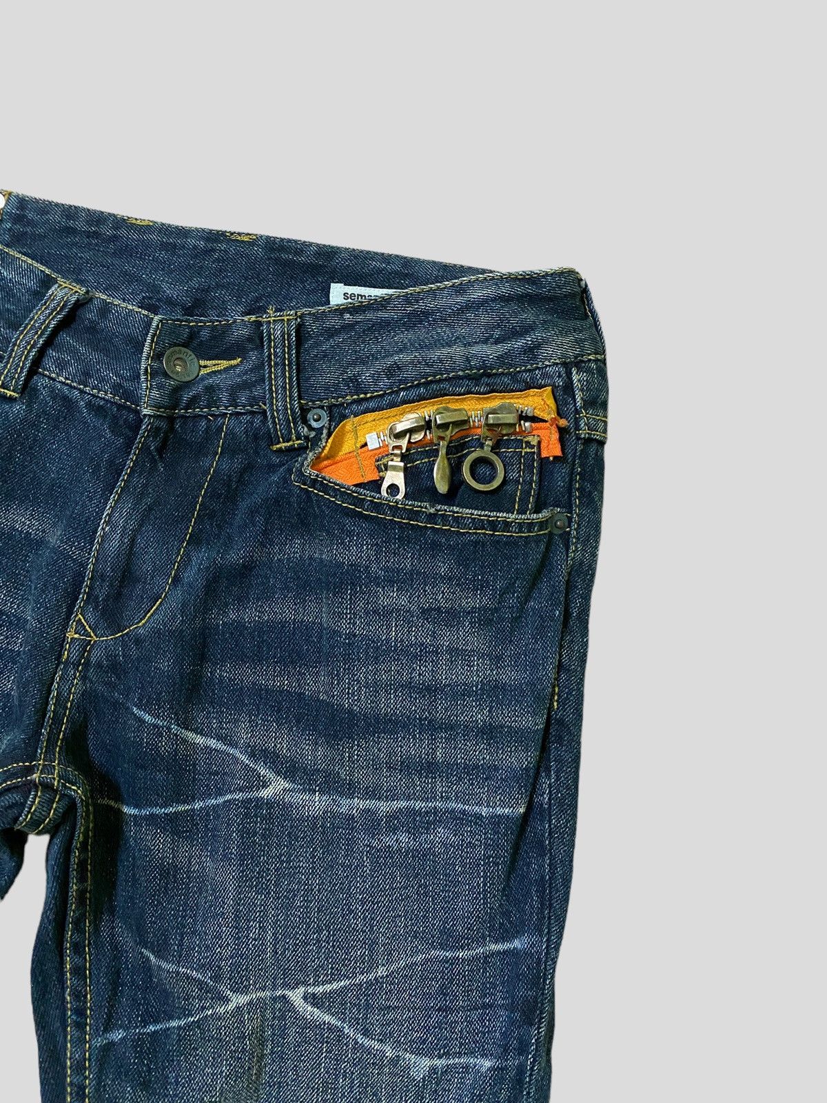 Hysteric Glamour Flared Semantic Designer Zipper Style Boot Cut Denim Size US 28 / EU 44 - 6 Thumbnail