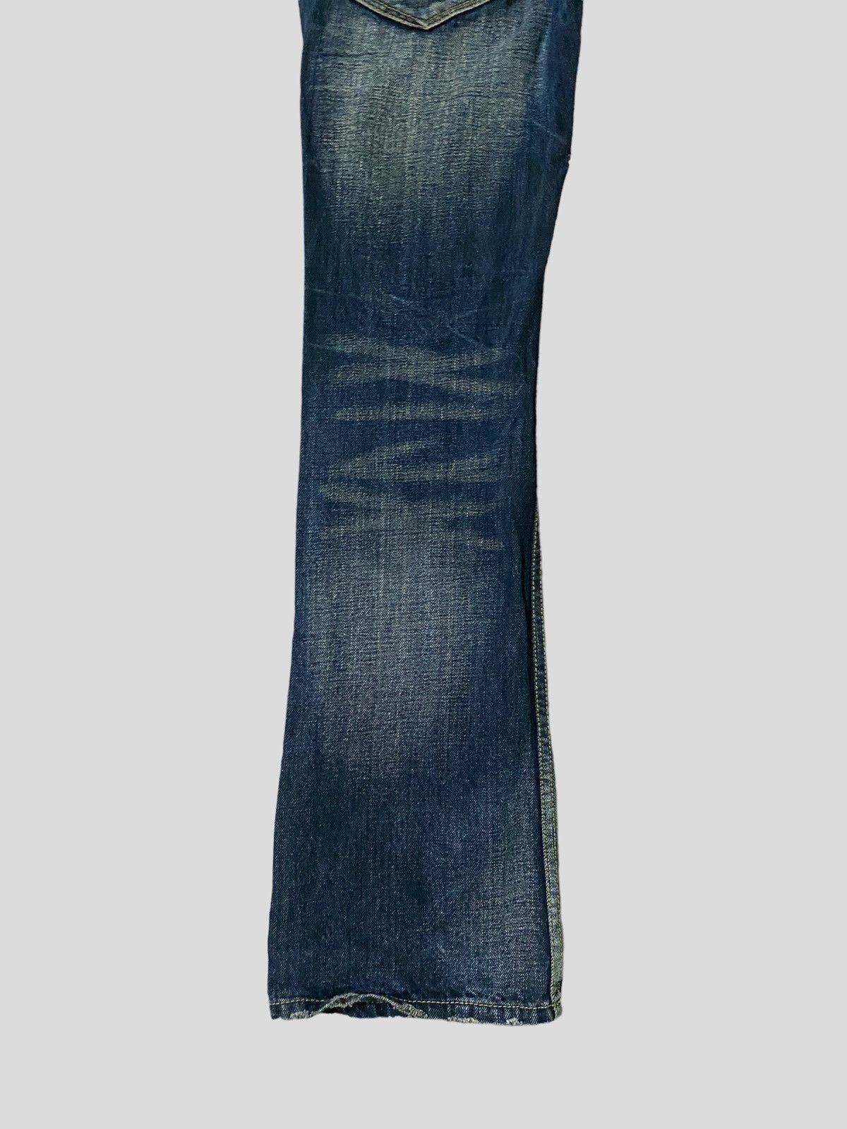 Hysteric Glamour Flared Semantic Designer Zipper Style Boot Cut Denim Size US 28 / EU 44 - 16 Thumbnail