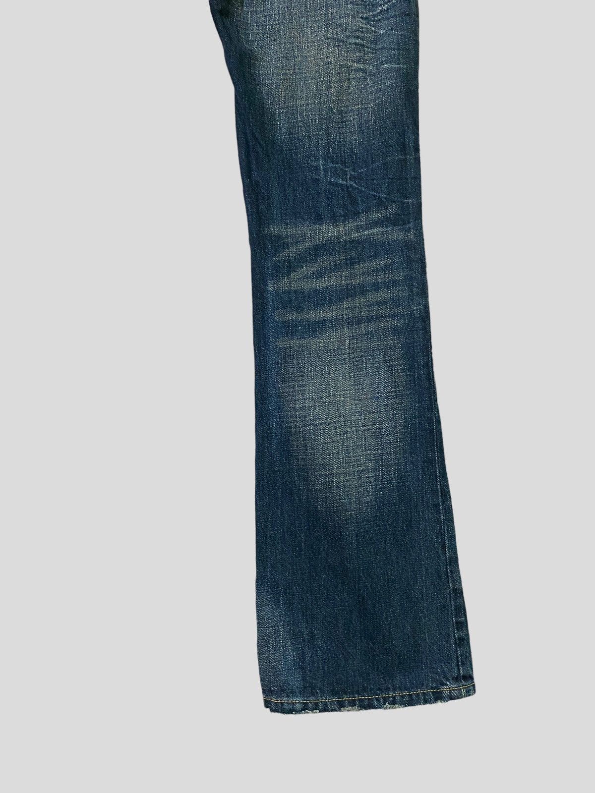 Hysteric Glamour Flared Semantic Designer Zipper Style Boot Cut Denim Size US 28 / EU 44 - 17 Thumbnail