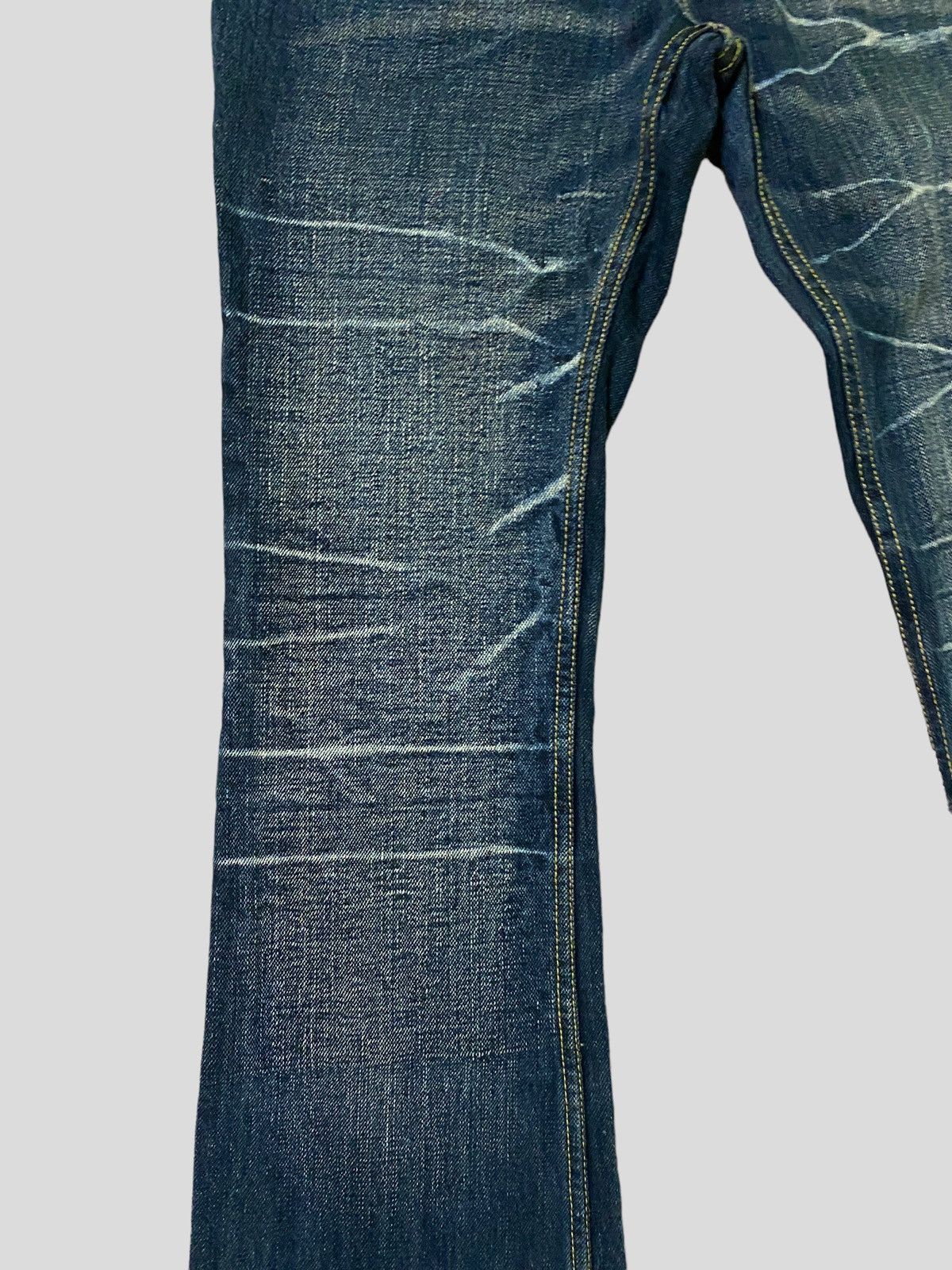 Hysteric Glamour Flared Semantic Designer Zipper Style Boot Cut Denim Size US 28 / EU 44 - 8 Thumbnail