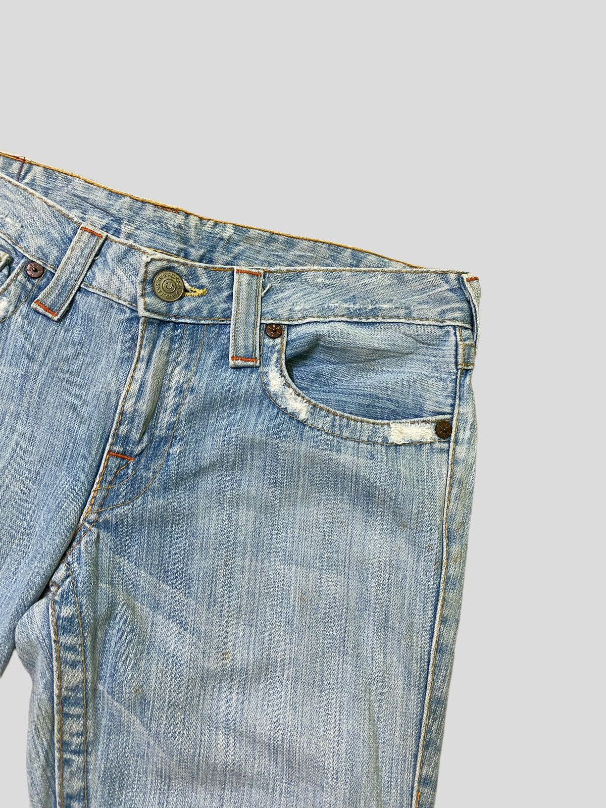 True Religion Flared TRUE RELIGION Distressed Rusty Low Rise Bootcut Jeans Size US 32 / EU 48 - 4 Thumbnail