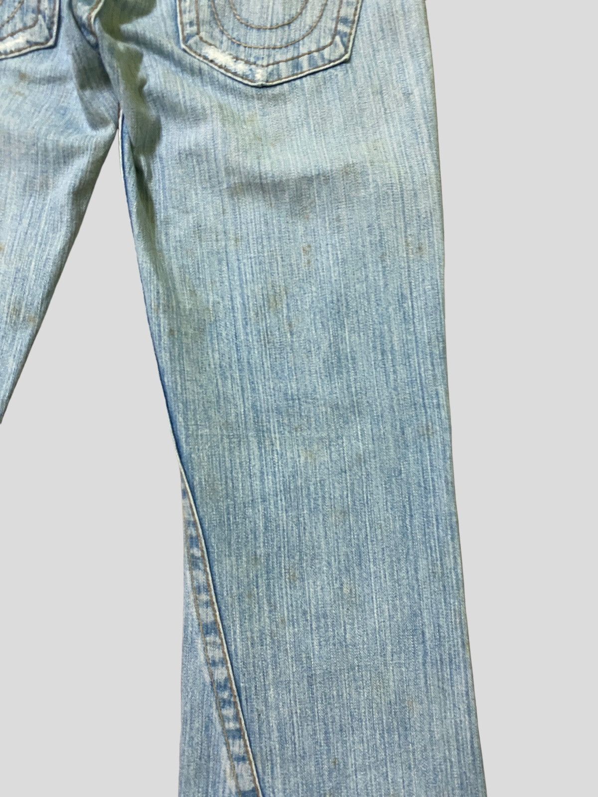 True Religion Flared TRUE RELIGION Distressed Rusty Low Rise Bootcut Jeans Size US 32 / EU 48 - 14 Thumbnail