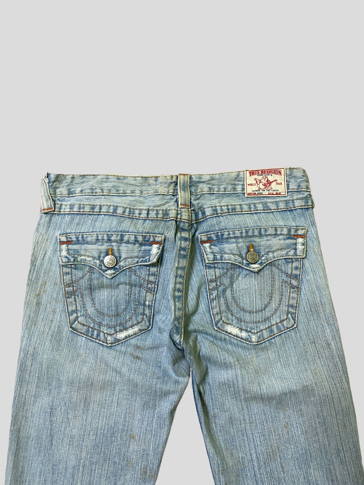 True Religion Flared TRUE RELIGION Distressed Rusty Low Rise Bootcut Jeans Size US 32 / EU 48 - 11 Thumbnail