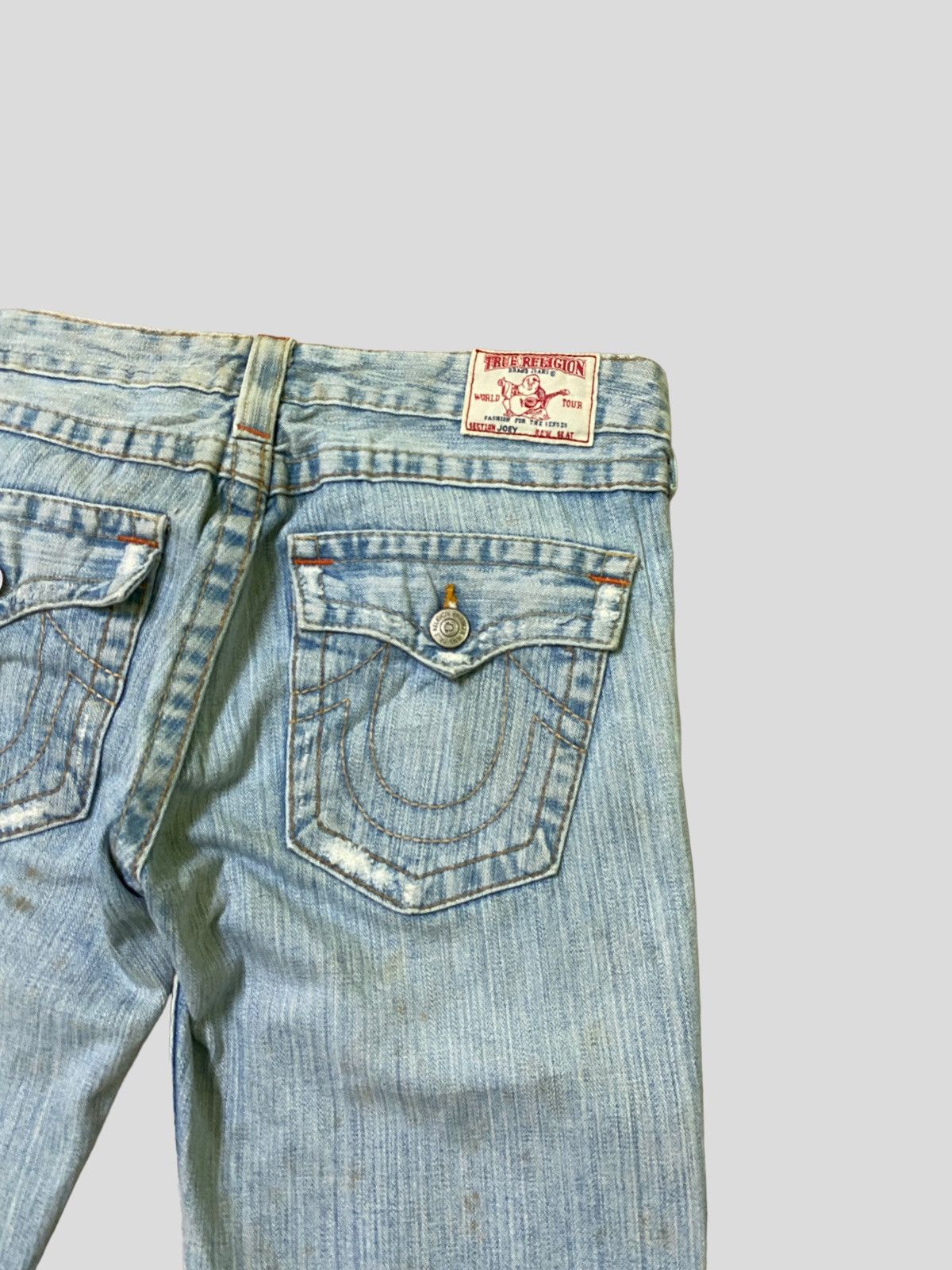 True Religion Flared TRUE RELIGION Distressed Rusty Low Rise Bootcut Jeans Size US 32 / EU 48 - 13 Thumbnail