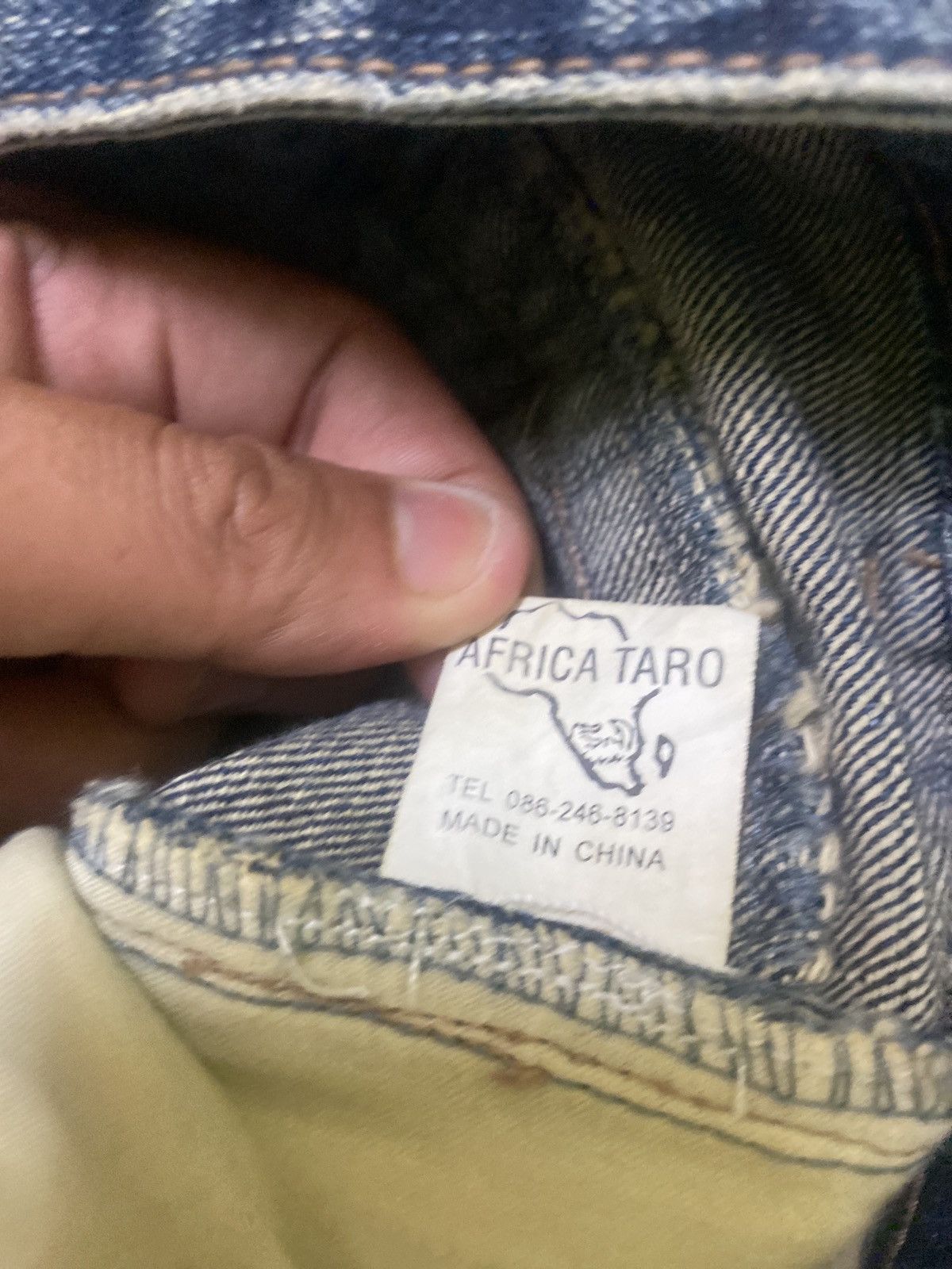 Japanese Brand Flared Cargo AFT JEANS 3d MultiPocket Boot Cut Denim Size US 26 / EU 42 - 15 Thumbnail