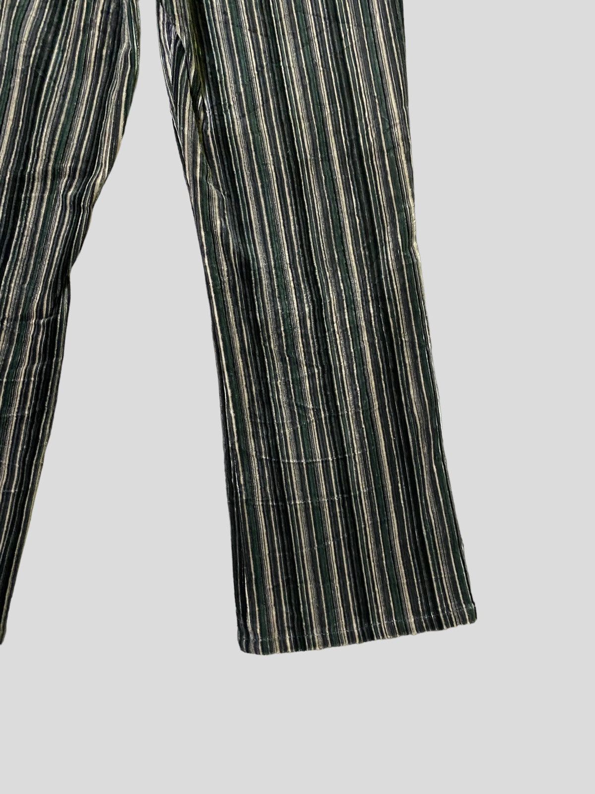 Hysteric Glamour × Japanese Brand × Vintage Flared CECILIA SECOND Striped Velvet Pant Size US 28 / EU 44 - 11 Thumbnail