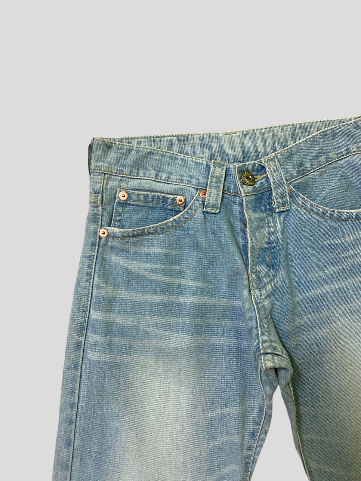 Designer × Japanese Brand × Vintage Vintage COCO LULU Back Patches Acid Wash Denim Jeans Size US 28 / EU 44 - 3 Thumbnail