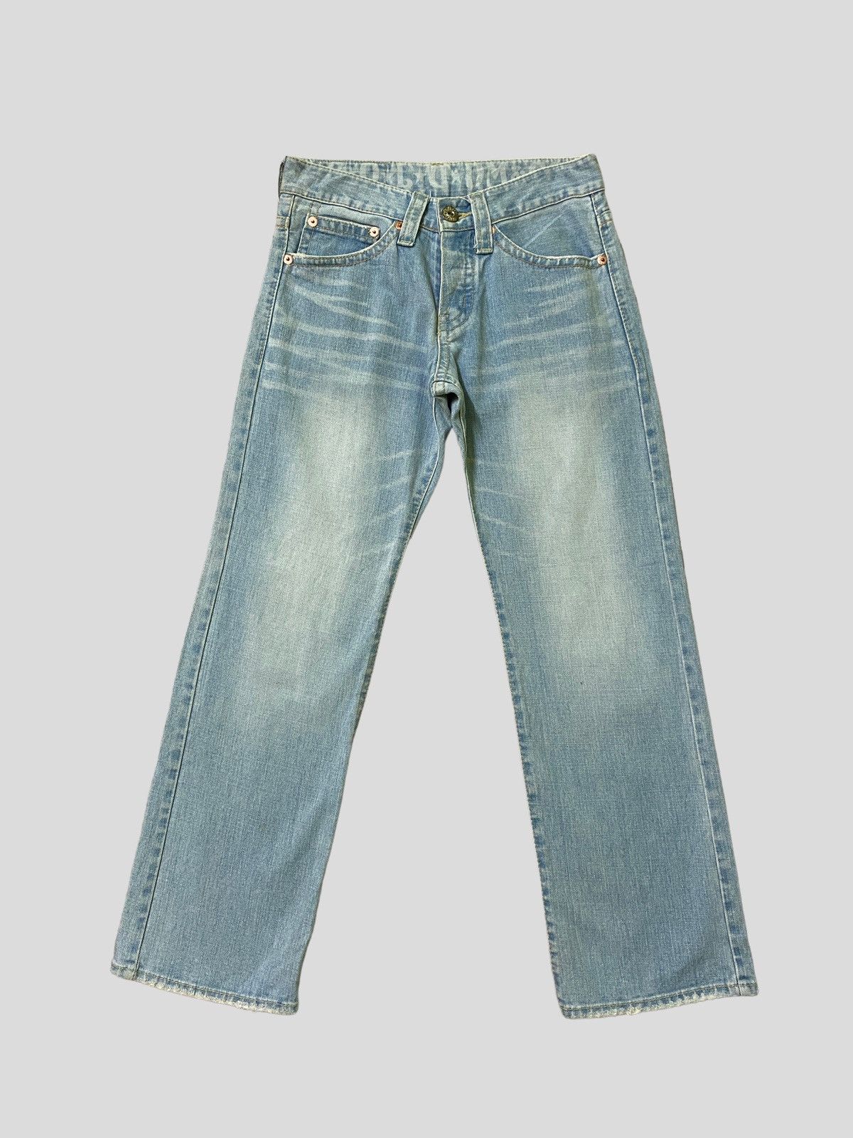 Designer × Japanese Brand × Vintage Vintage COCO LULU Back Patches Acid Wash Denim Jeans Size US 28 / EU 44 - 2 Thumbnail