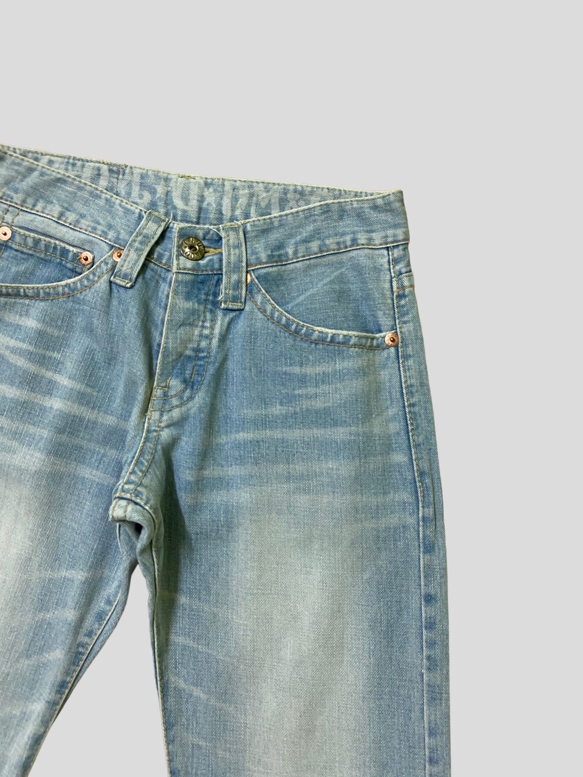 Designer × Japanese Brand × Vintage Vintage COCO LULU Back Patches Acid Wash Denim Jeans Size US 28 / EU 44 - 4 Thumbnail