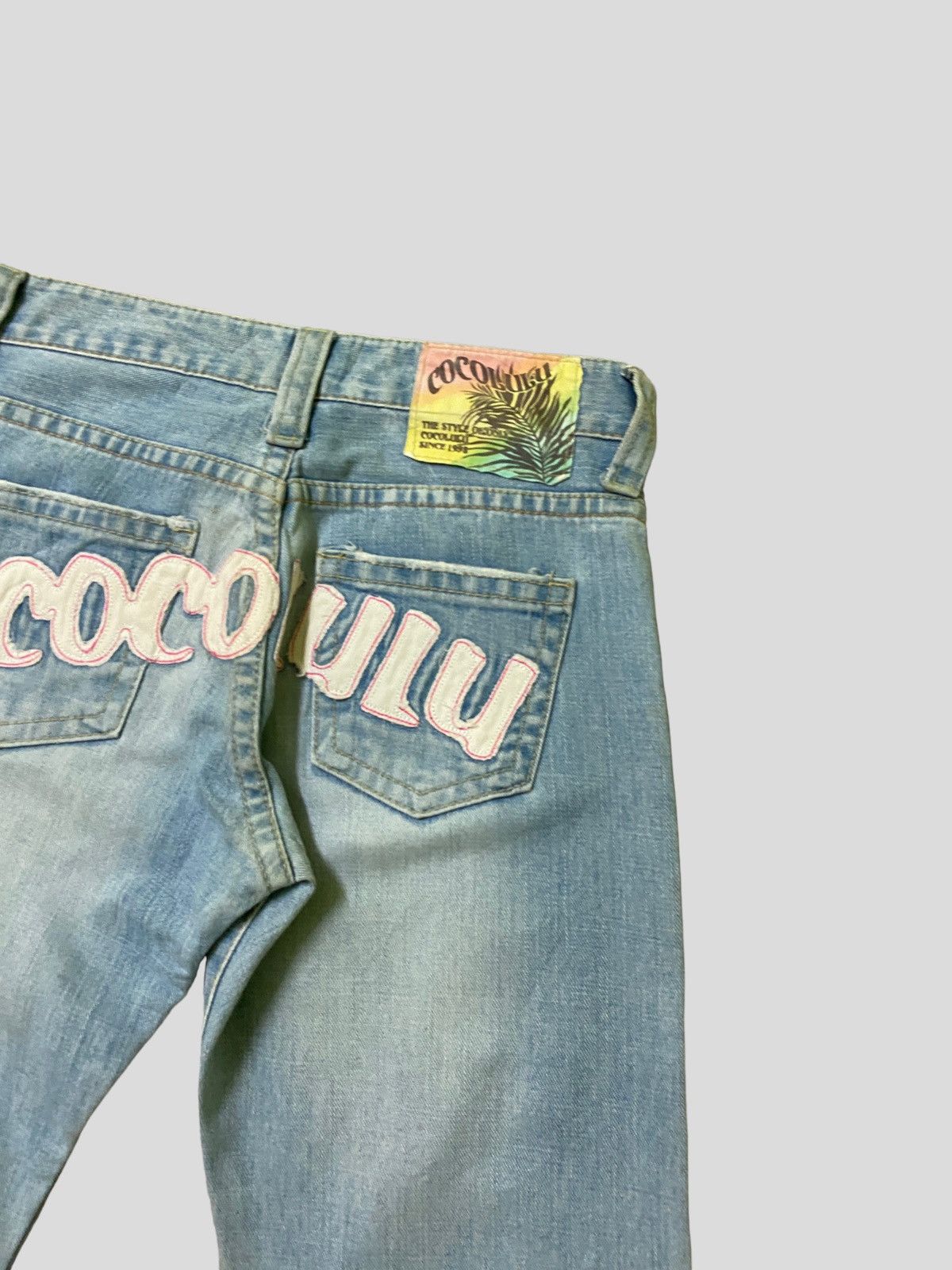 Designer × Japanese Brand × Vintage Vintage COCO LULU Back Patches Acid Wash Denim Jeans Size US 28 / EU 44 - 12 Thumbnail