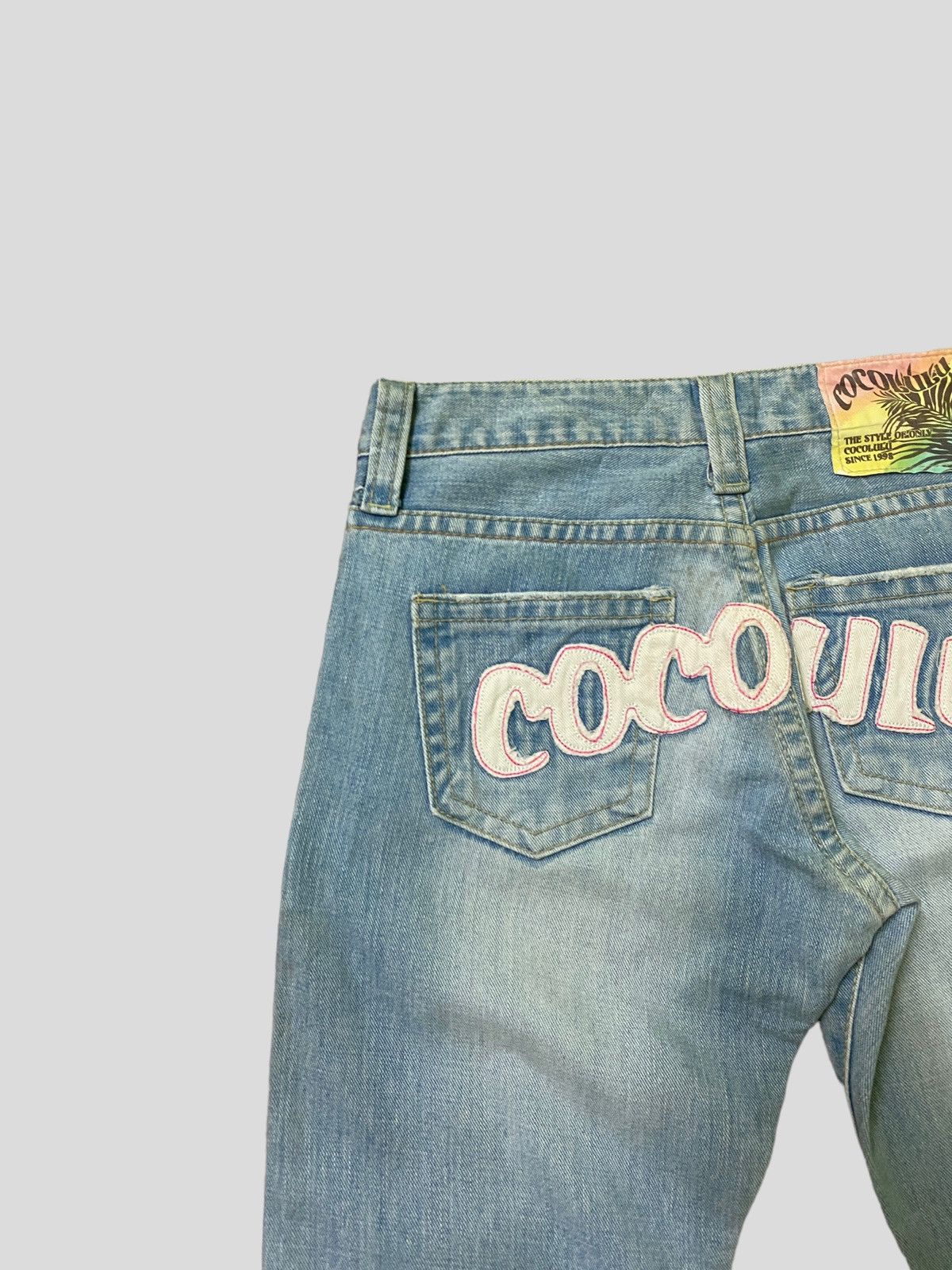 Designer × Japanese Brand × Vintage Vintage COCO LULU Back Patches Acid Wash Denim Jeans Size US 28 / EU 44 - 9 Thumbnail
