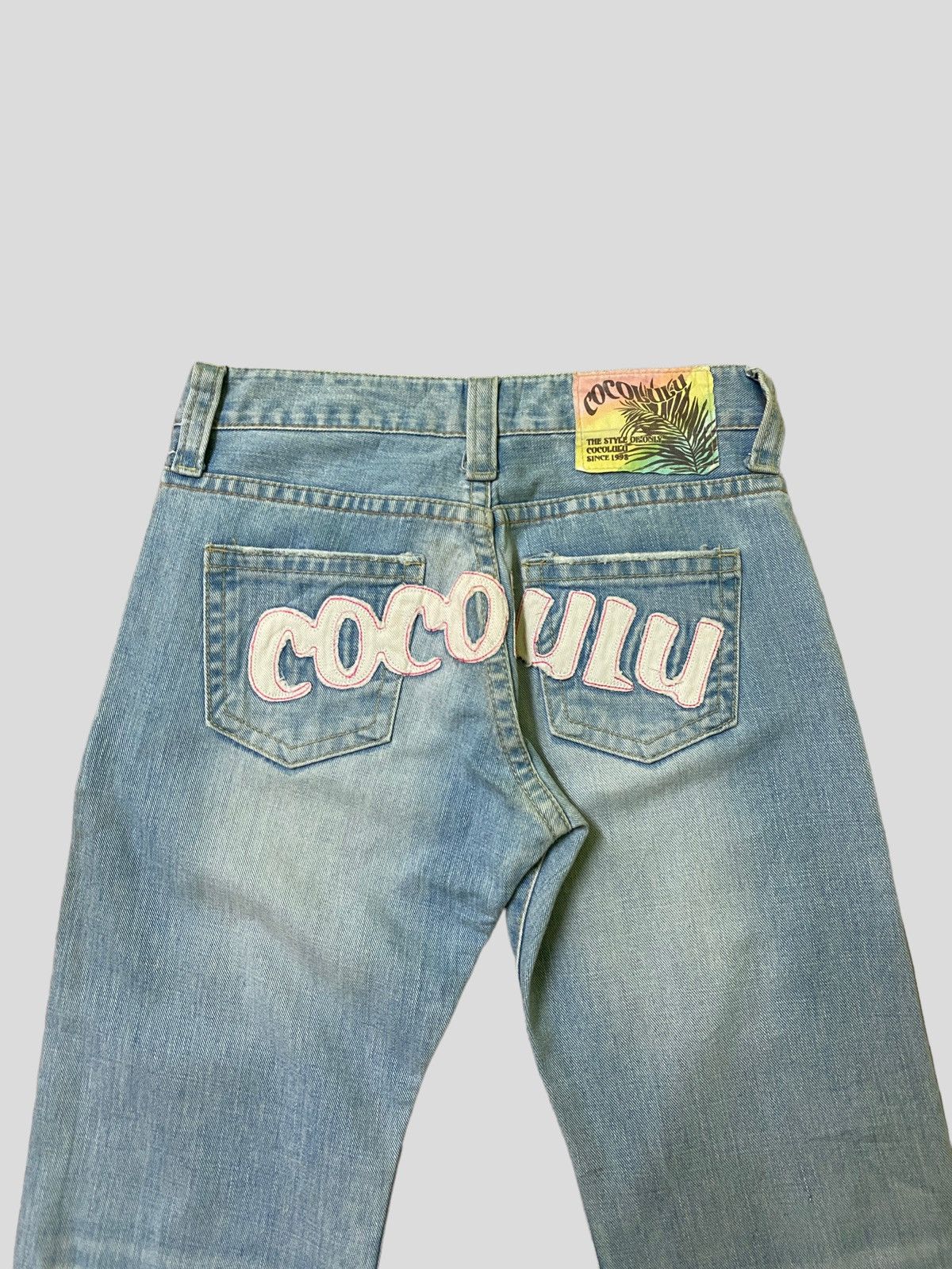 Designer × Japanese Brand × Vintage Vintage COCO LULU Back Patches Acid Wash Denim Jeans Size US 28 / EU 44 - 8 Thumbnail
