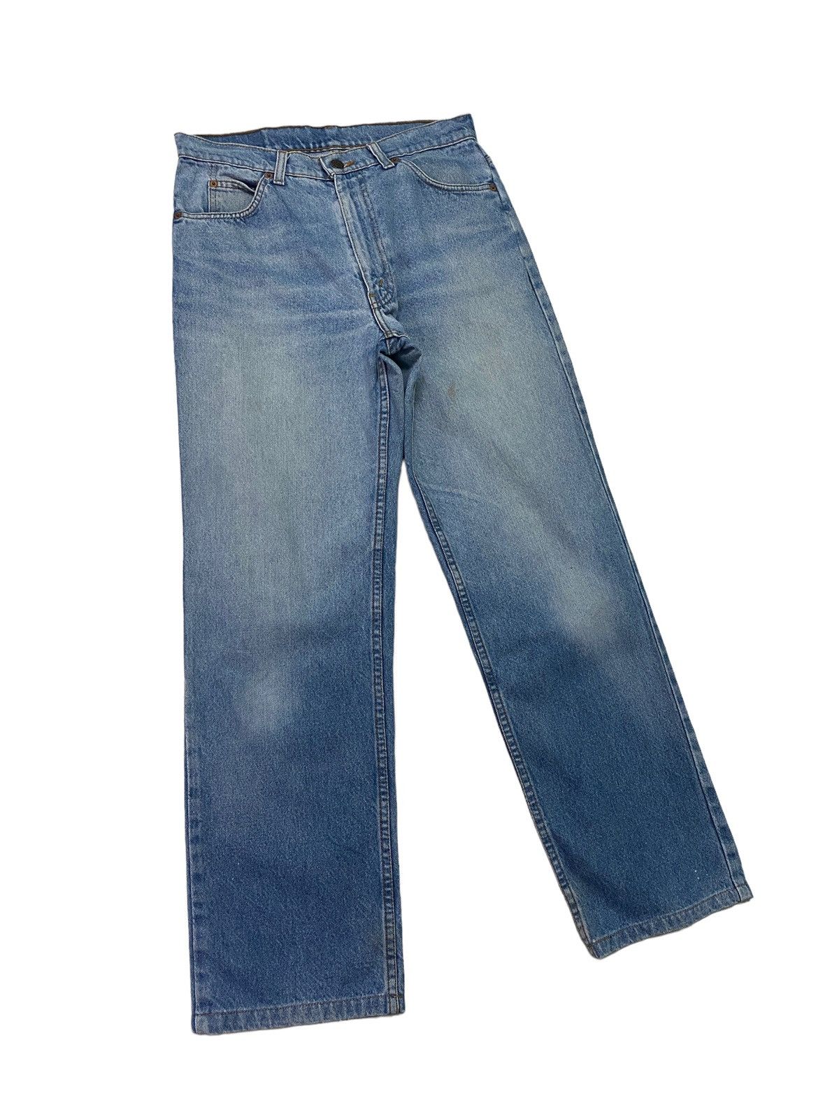Levi's × Levi's Vintage Clothing × Vintage Vintage Levi's 210 Orange Tab Sun Faded Jeans S46K Size US 28 / EU 44 - 12 Thumbnail