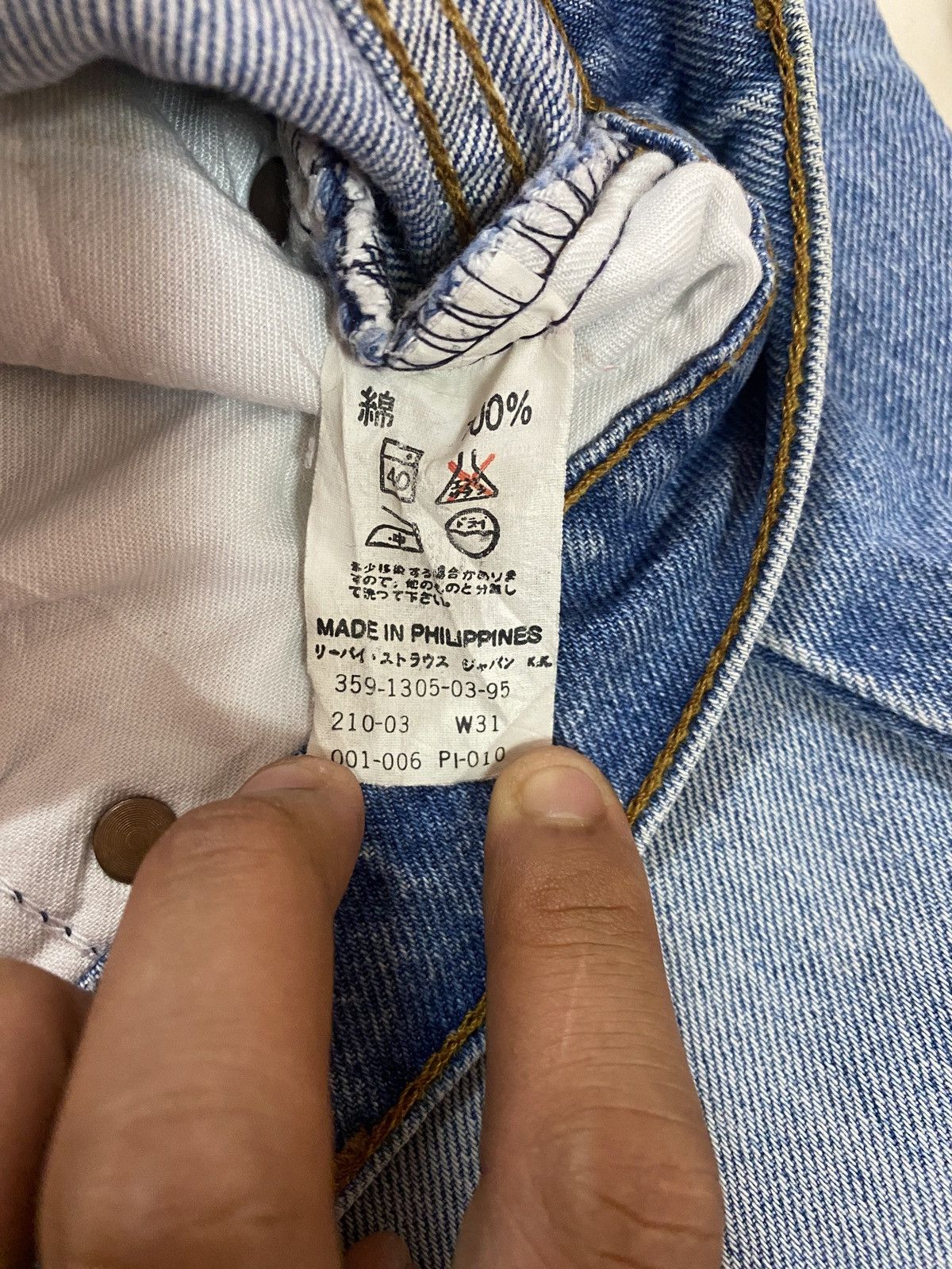 Levi's × Levi's Vintage Clothing × Vintage Vintage Levi's 210 Orange Tab Sun Faded Jeans S46K Size US 28 / EU 44 - 17 Thumbnail