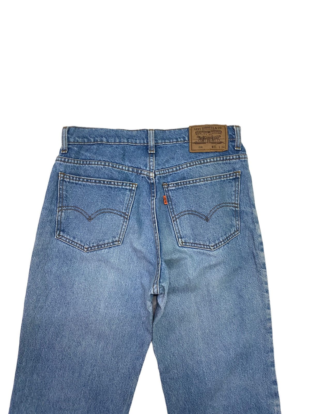 Levi's × Levi's Vintage Clothing × Vintage Vintage Levi's 210 Orange Tab Sun Faded Jeans S46K Size US 28 / EU 44 - 10 Thumbnail