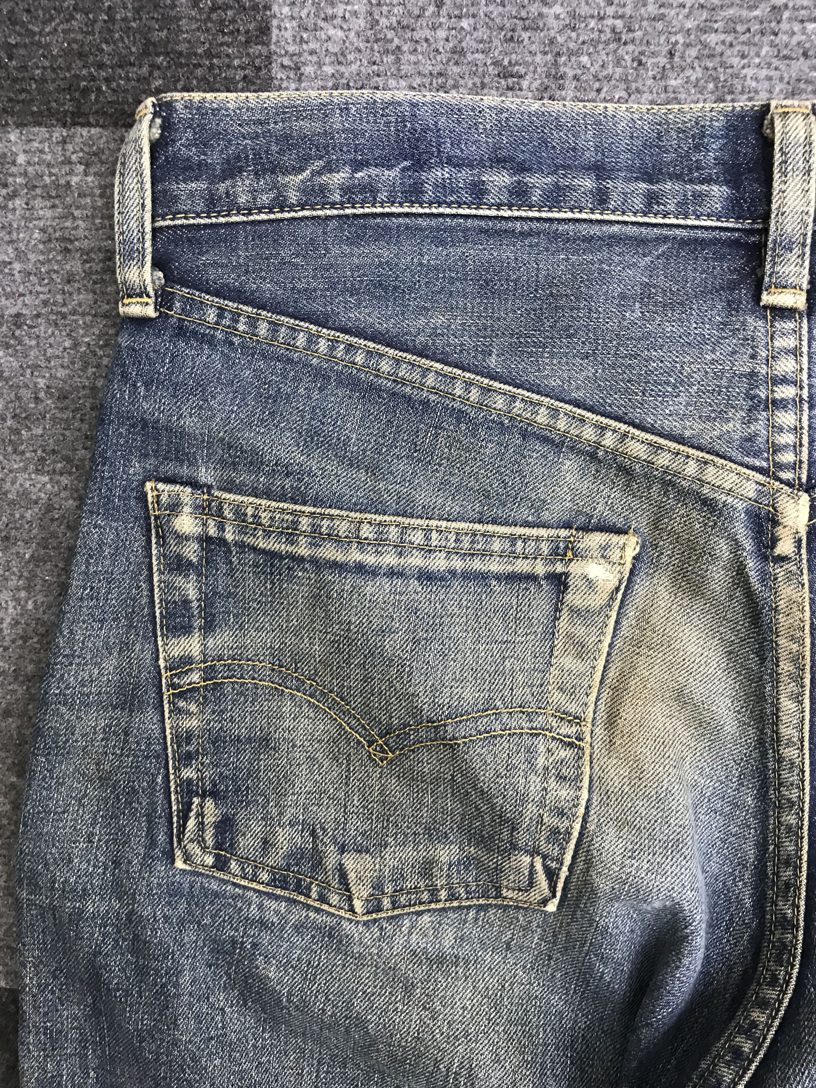 Levi's VL205-Vintage Levis Big E 503B Dirty Jeans Size US 30 / EU 46 - 17 Thumbnail