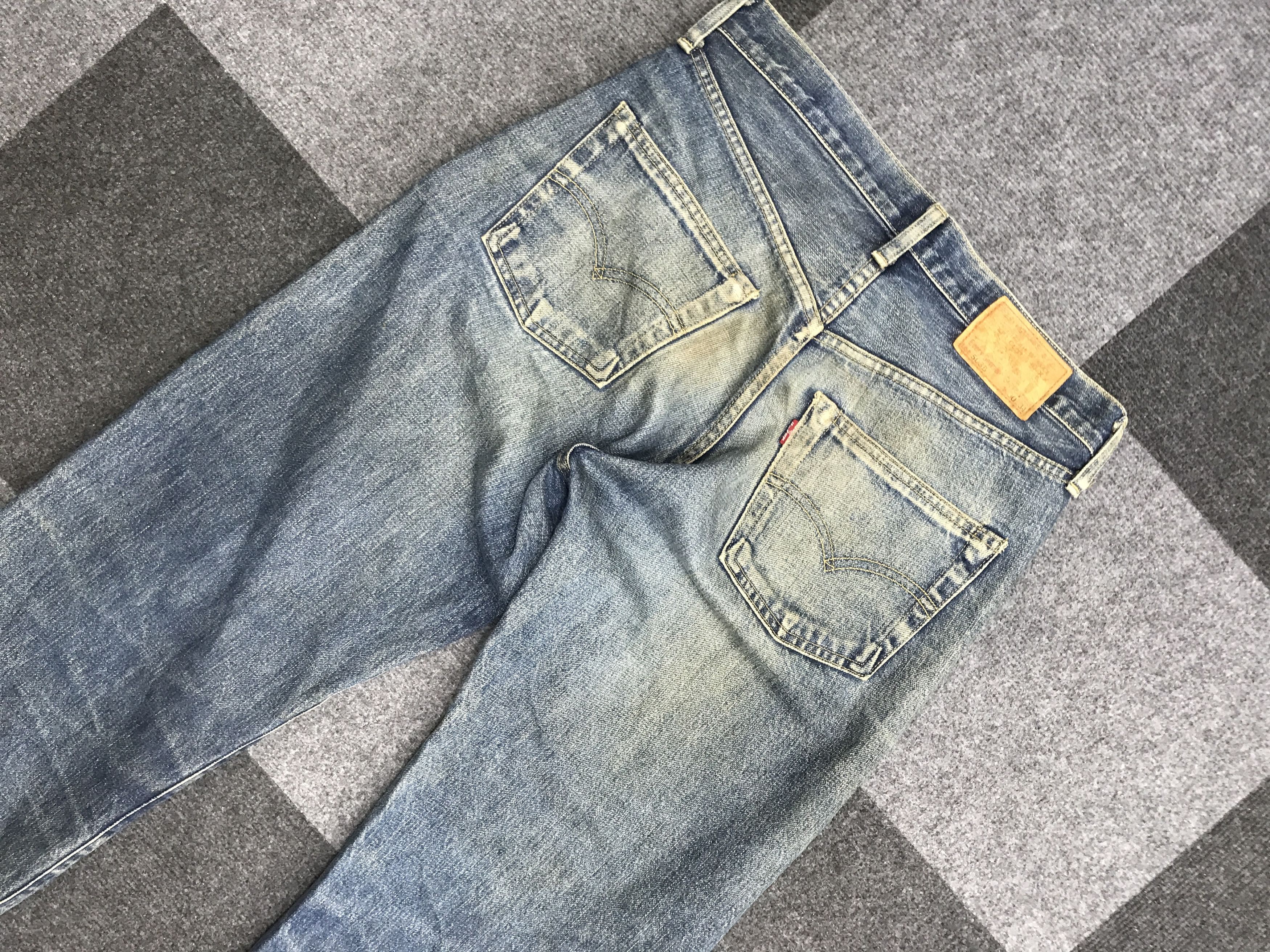 Levi's VL205-Vintage Levis Big E 503B Dirty Jeans Size US 30 / EU 46 - 10 Thumbnail