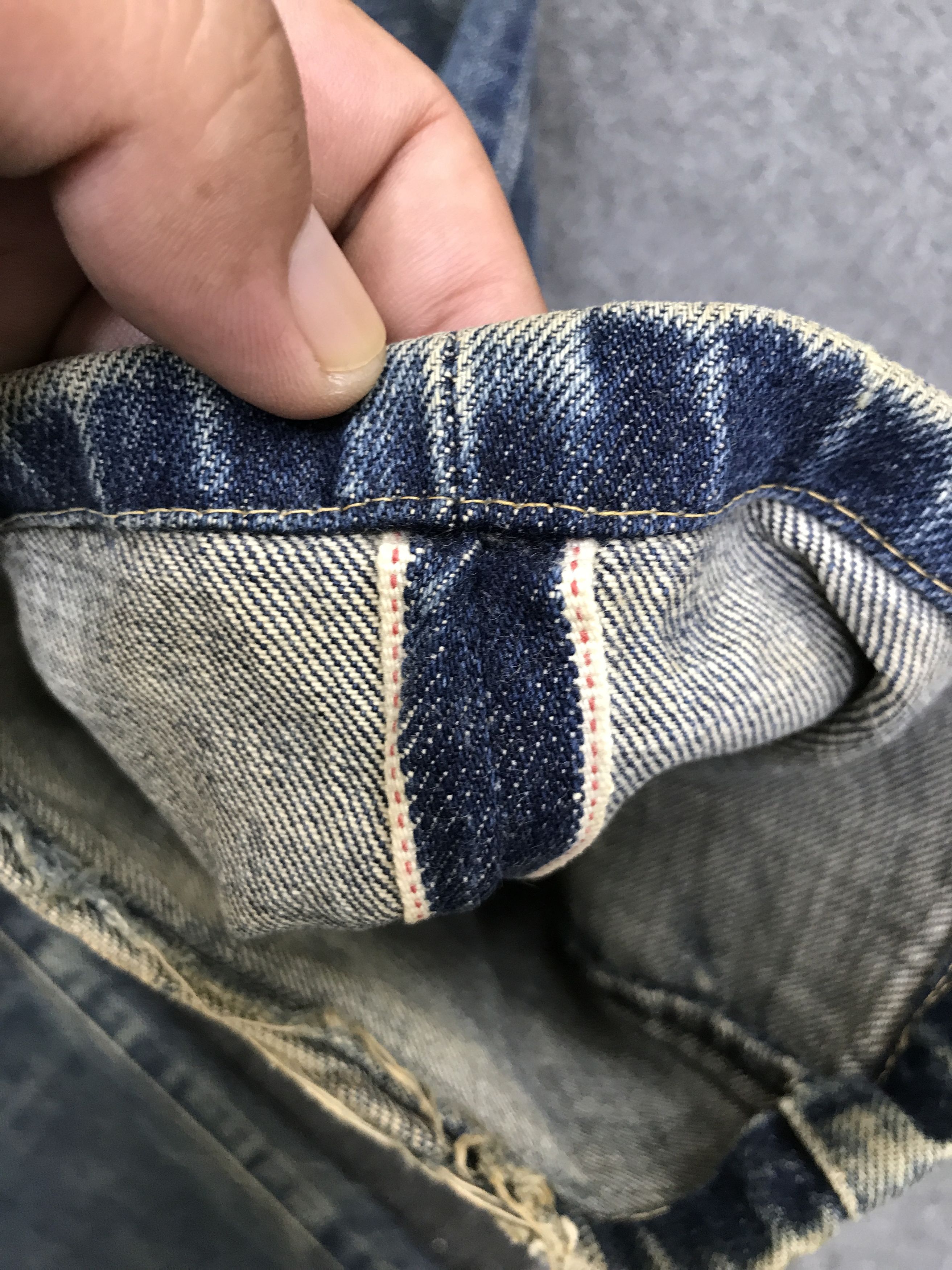 Levi's VL205-Vintage Levis Big E 503B Dirty Jeans Size US 30 / EU 46 - 21 Thumbnail
