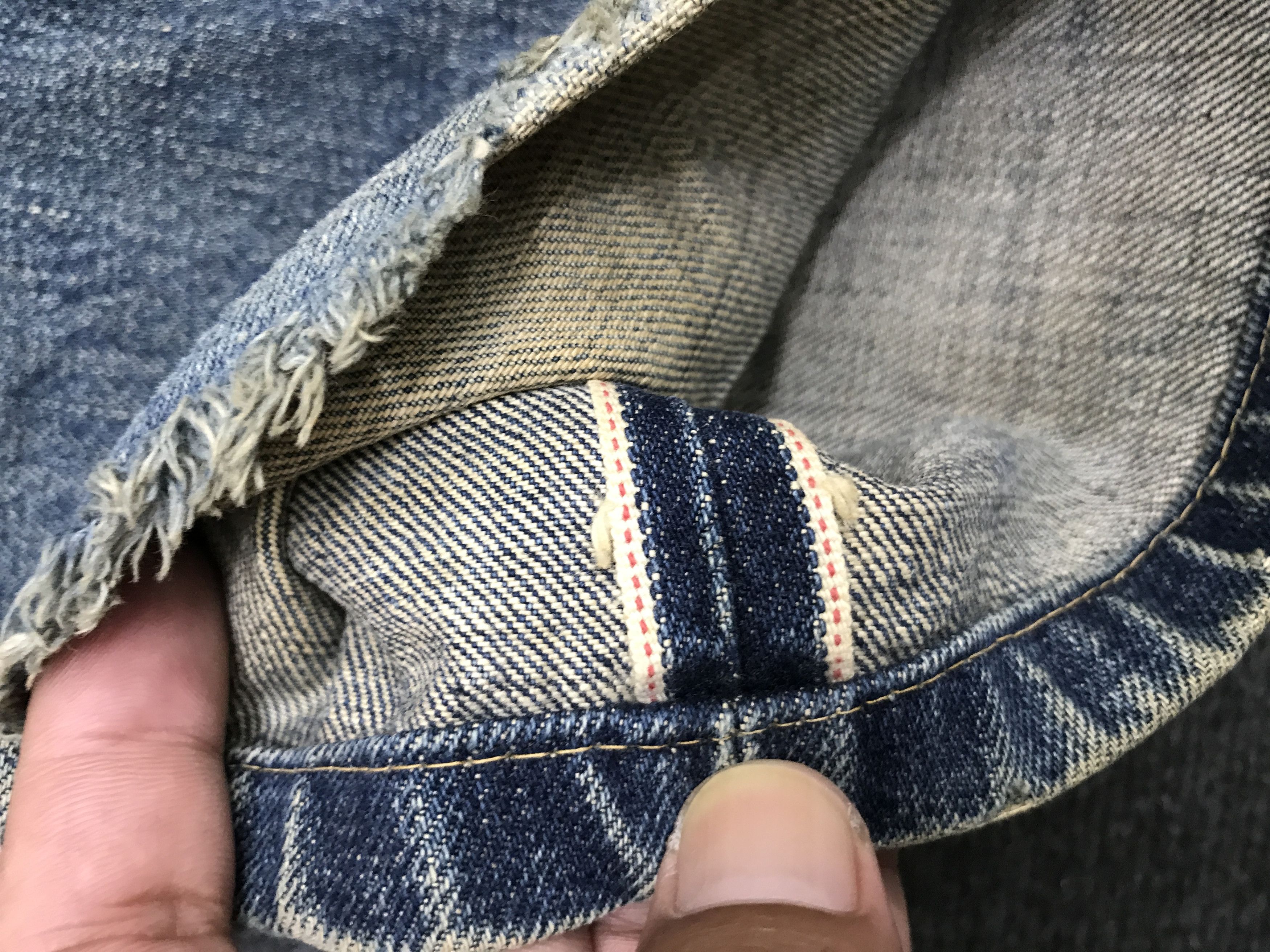 Levi's VL205-Vintage Levis Big E 503B Dirty Jeans Size US 30 / EU 46 - 14 Thumbnail