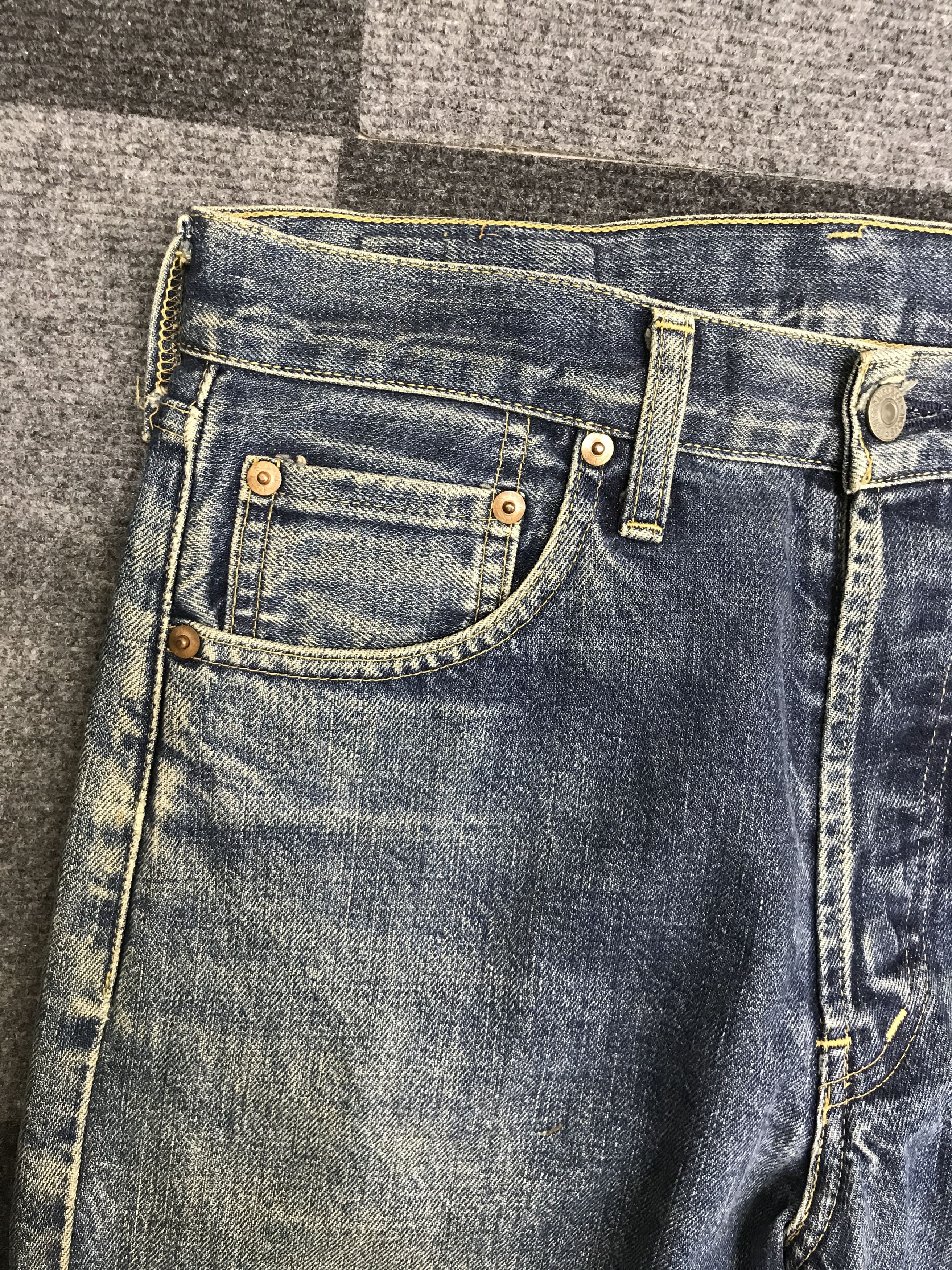Levi's VL205-Vintage Levis Big E 503B Dirty Jeans Size US 30 / EU 46 - 6 Thumbnail