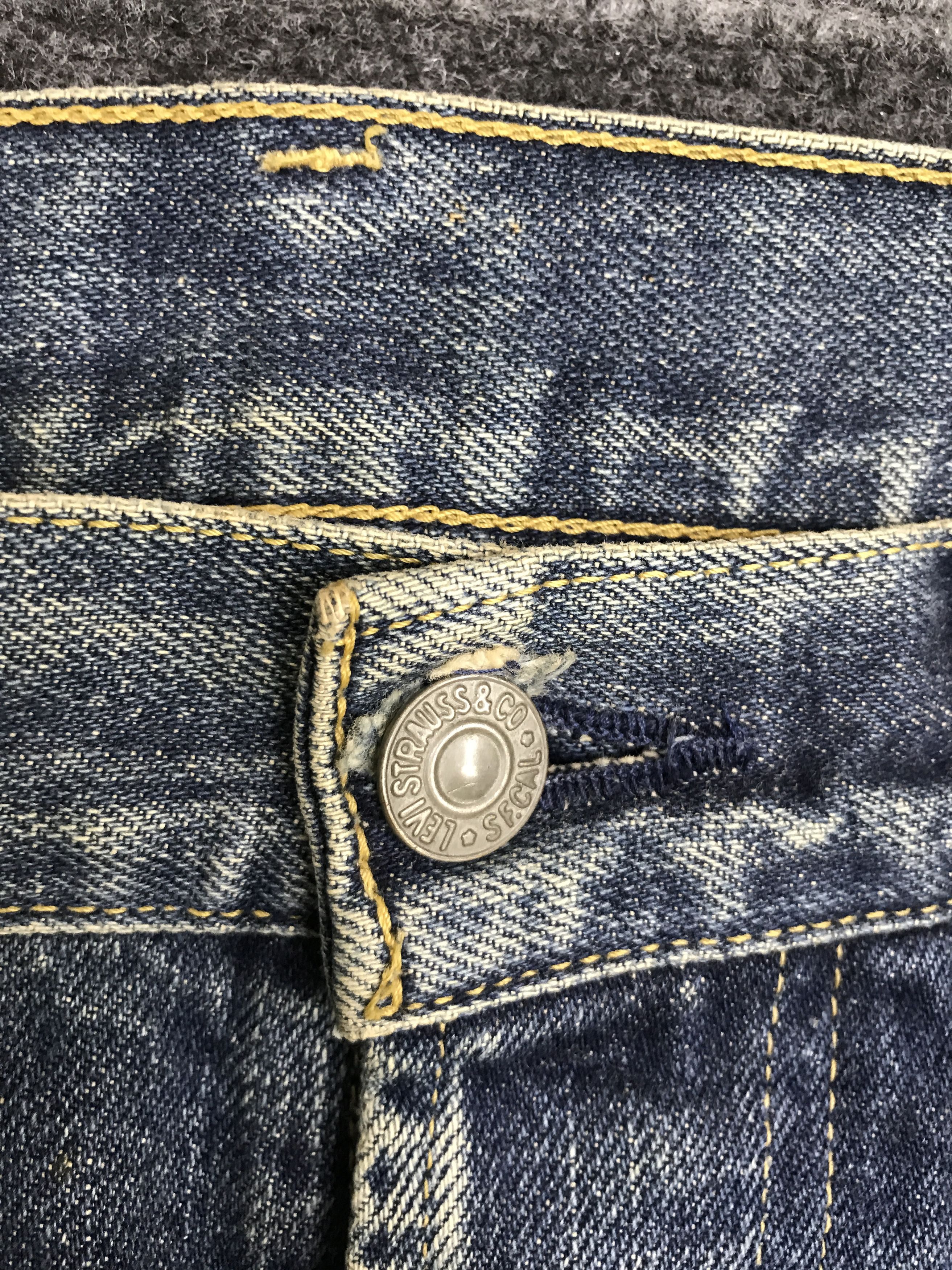 Levi's VL205-Vintage Levis Big E 503B Dirty Jeans Size US 30 / EU 46 - 5 Thumbnail