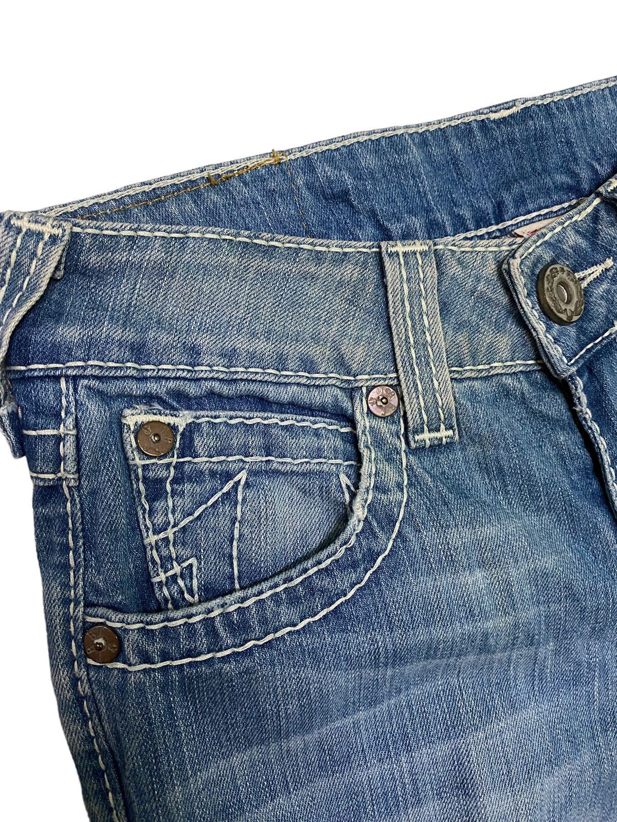 True Religion Vintage Flared TRUE RELIGION Bootcut Jeans Size US 28 / EU 44 - 6 Thumbnail