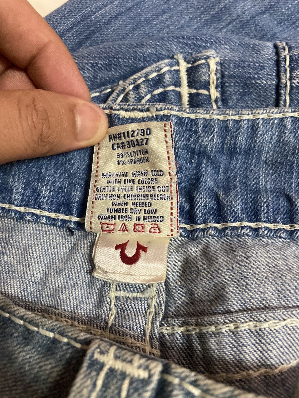 True Religion Vintage Flared TRUE RELIGION Bootcut Jeans Size US 28 / EU 44 - 13 Thumbnail