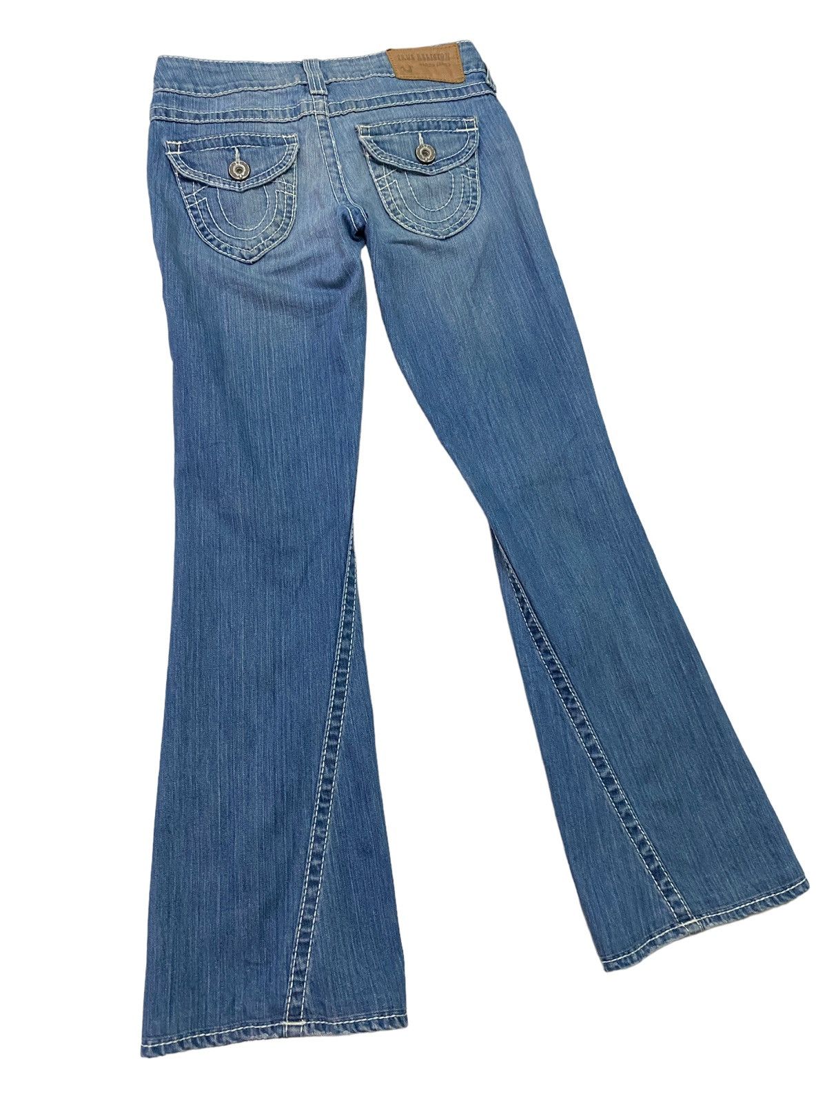 image of Vintage Flared True Religion Bootcut Jeans in Blue, Men's (Size 28)