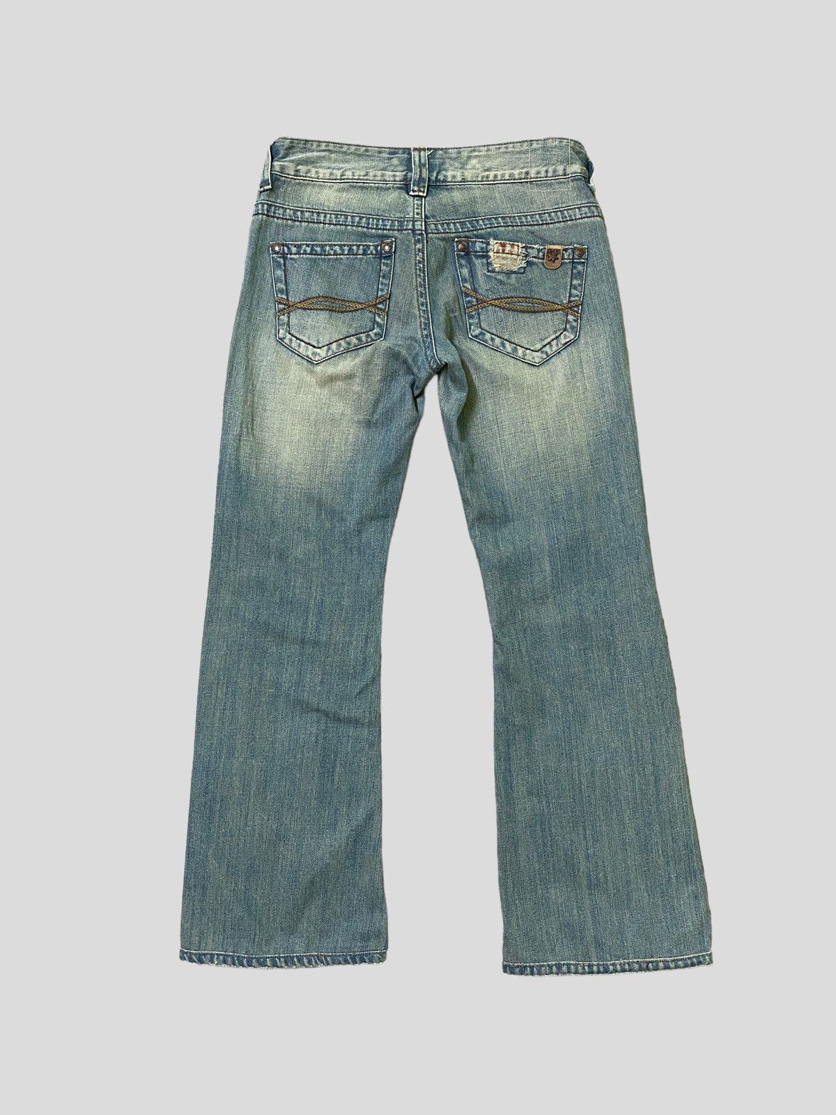 Hysteric Glamour × Japanese Brand × Vintage Flared Vintage Shane Jeans Low Rise Boot Cut Denim Size US 29 - 3 Thumbnail