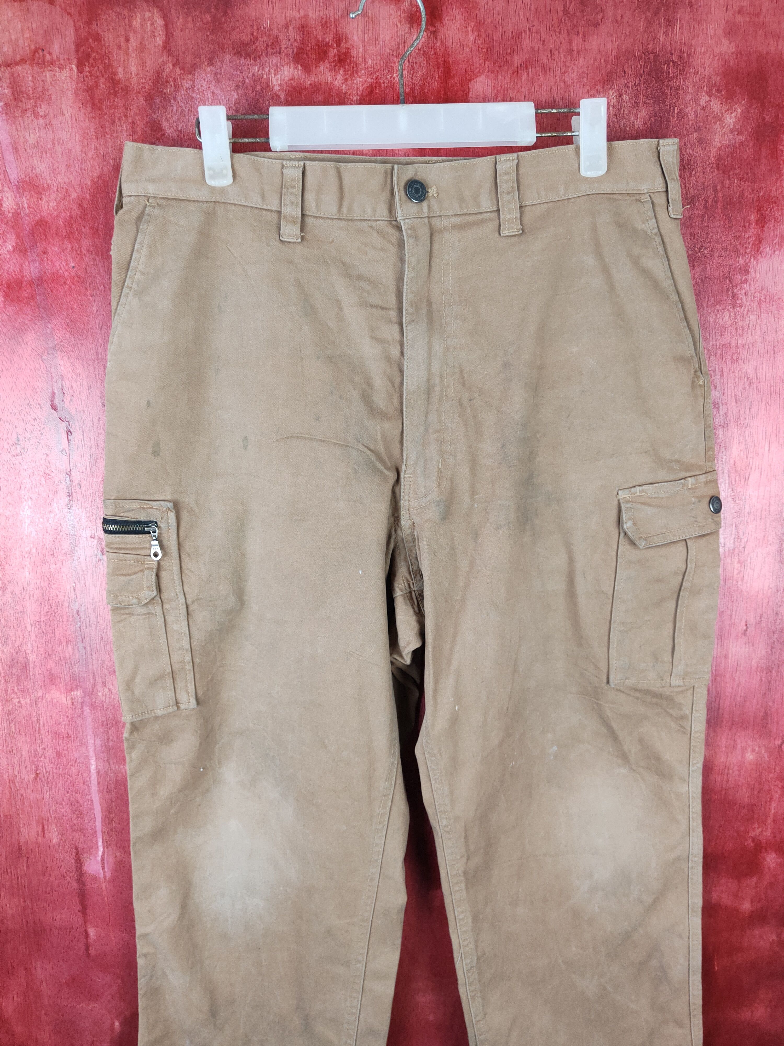 Grailed × Japanese Brand F Work Brown Multi Pocket Tactical Cargo Pants #S524 Size US 35 - 2 Thumbnail