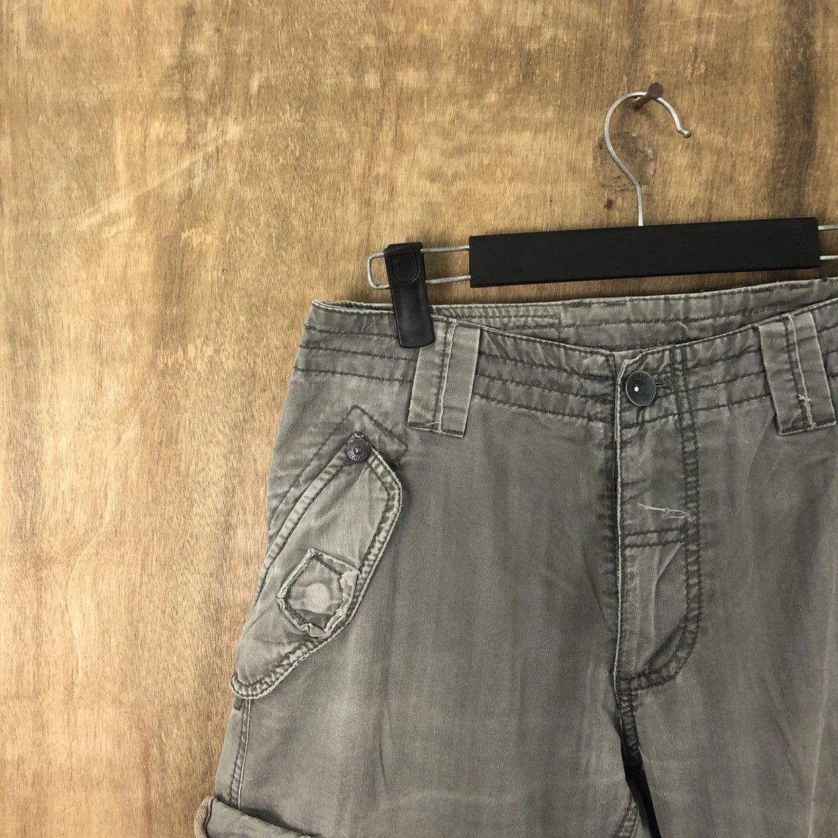 Grailed DL Clride Grey faded Multipocket Cargo pants #6282 Size US 28 / EU 44 - 4 Thumbnail