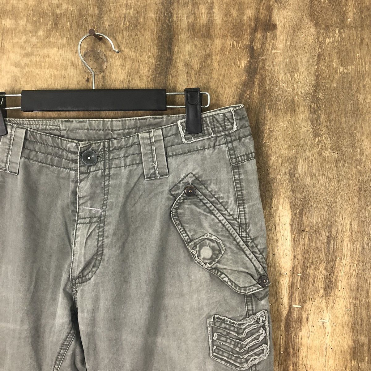 Grailed DL Clride Grey faded Multipocket Cargo pants #6282 Size US 28 / EU 44 - 5 Thumbnail