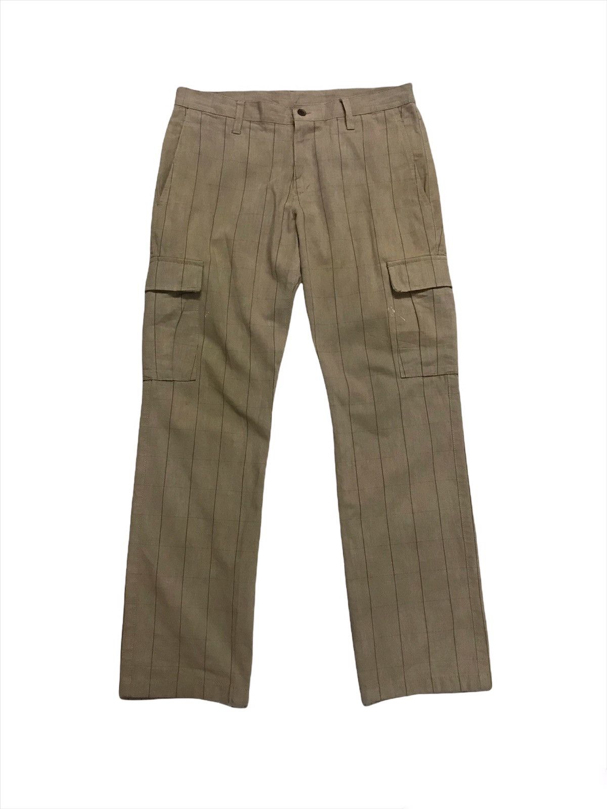 image of Finaldropvintage Abahouse Cargo Pant in Cream, Men's (Size 32)